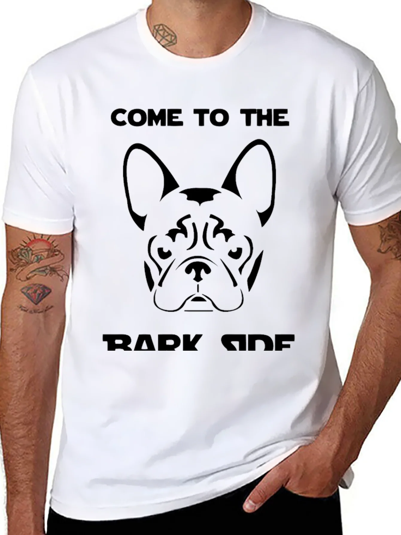 Come to the Bark Side Bulldog Graphic Tee