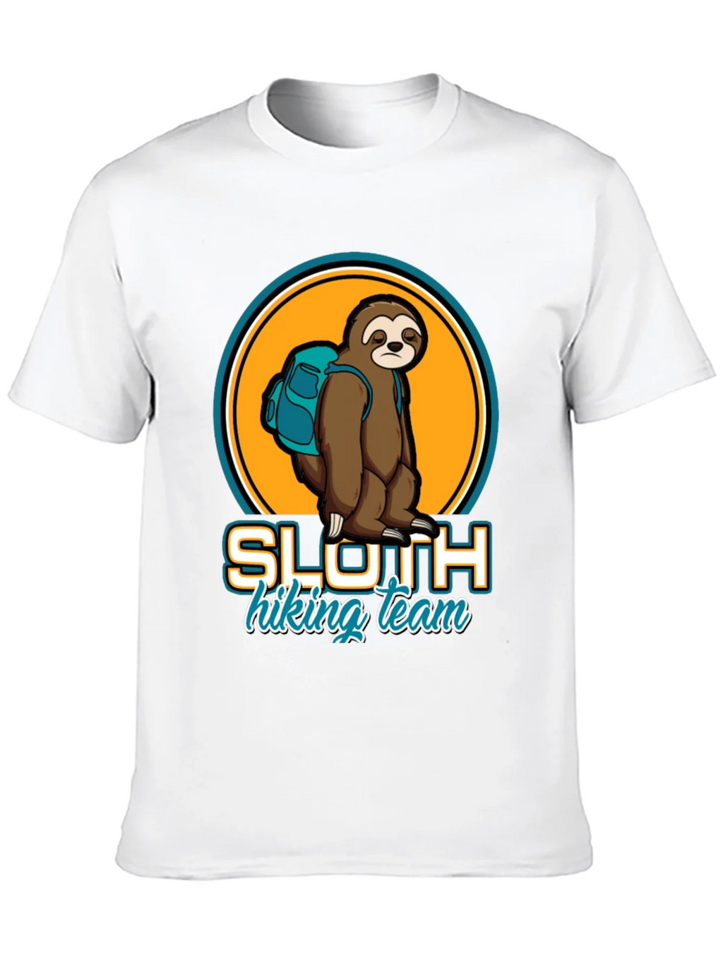Sloth Hiking Team Graphic Tee