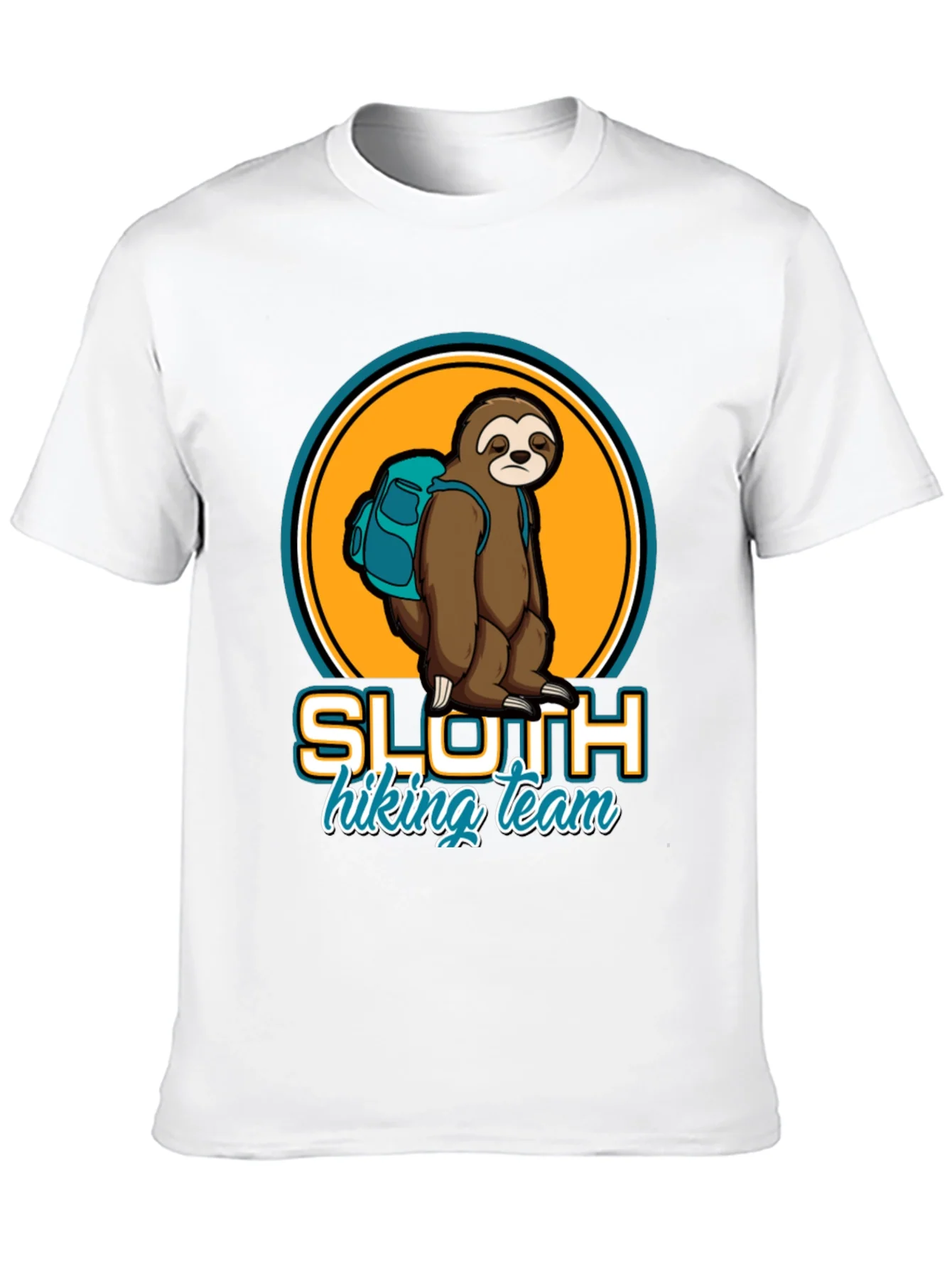 Sloth Hiking Team Graphic Tee