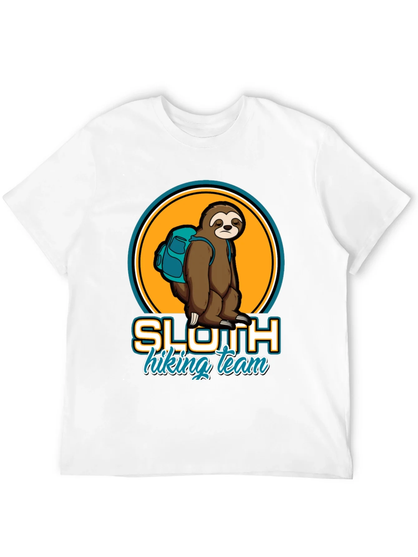 Sloth Hiking Team Graphic Tee