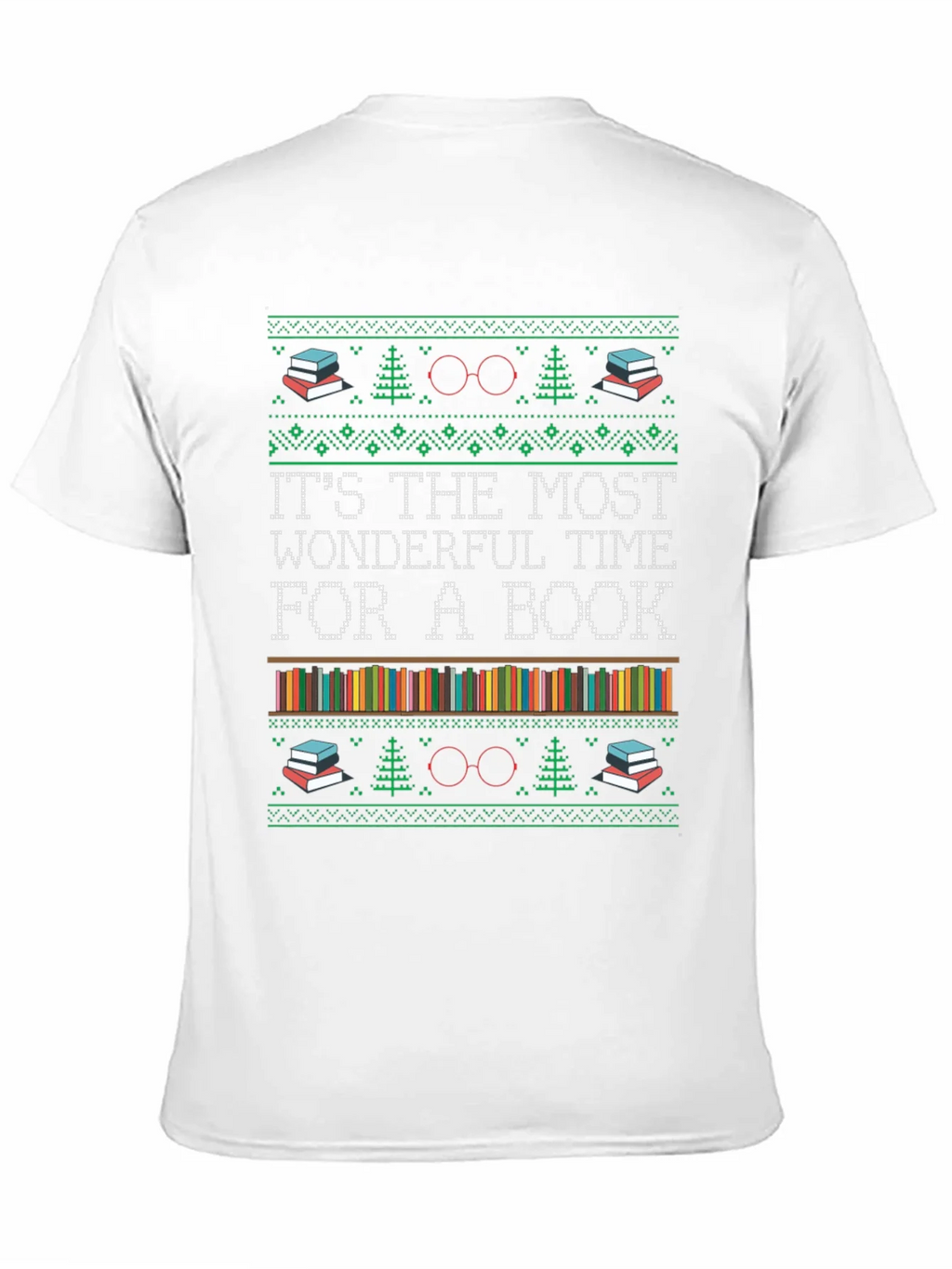 Book Lover Holiday T-Shirt
