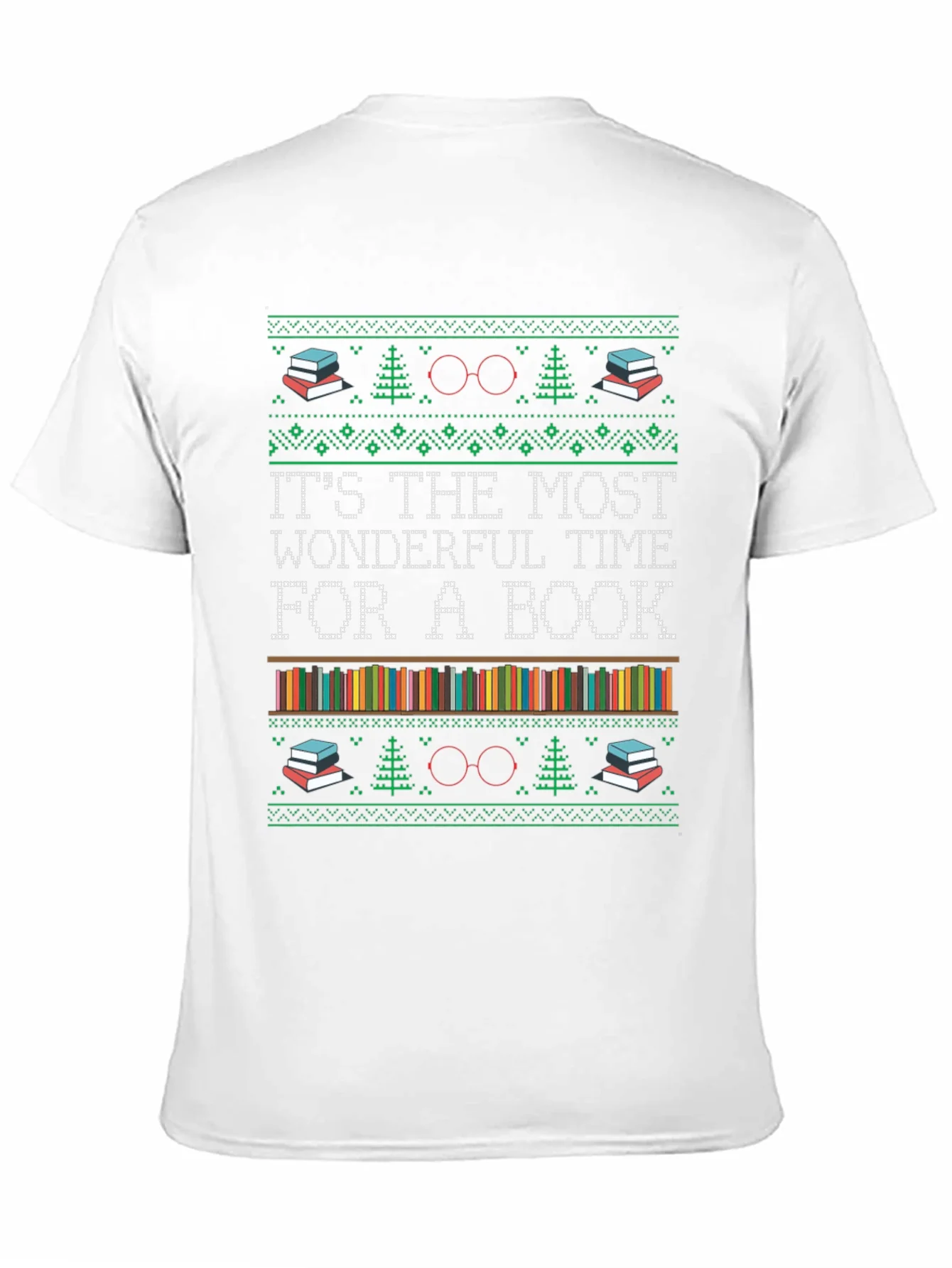 Book Lover Holiday T-Shirt