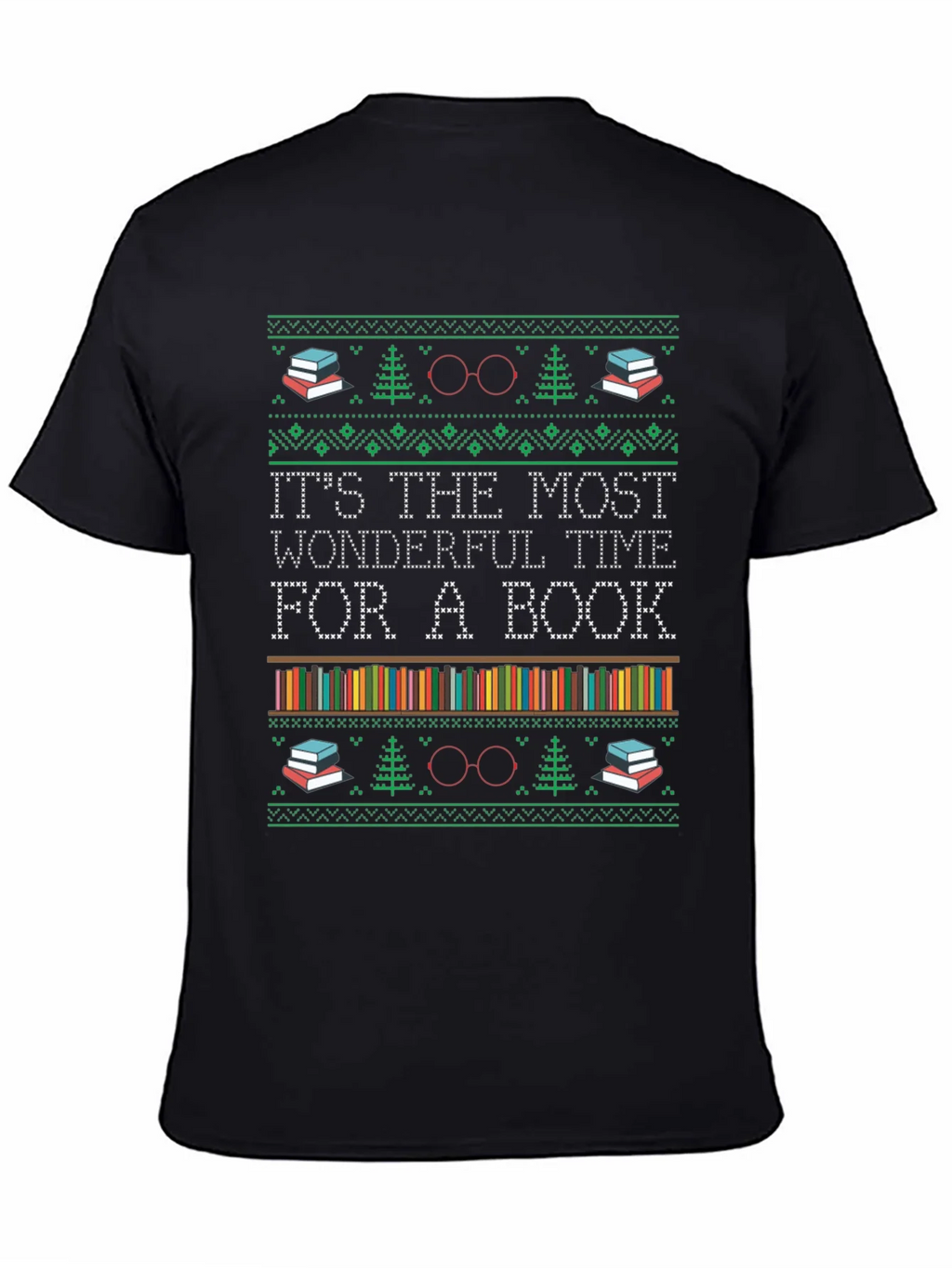 Book Lover Holiday T-Shirt