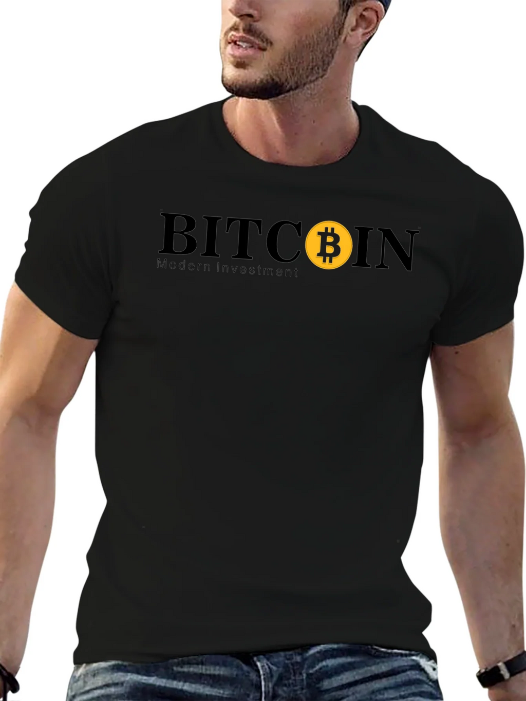 Bitcoin Modern Investment Graphic T-Shirt