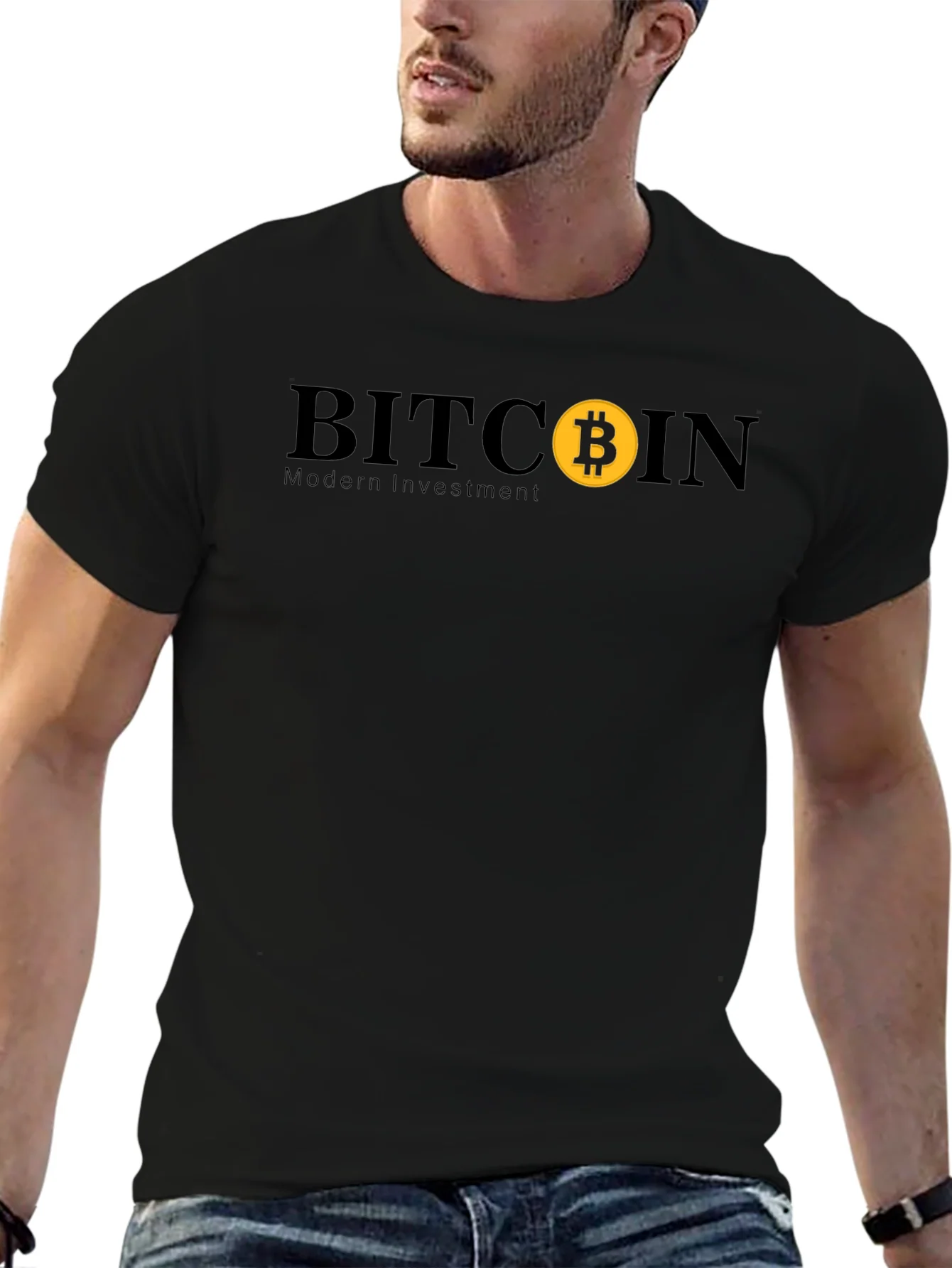 Bitcoin Modern Investment Graphic T-Shirt