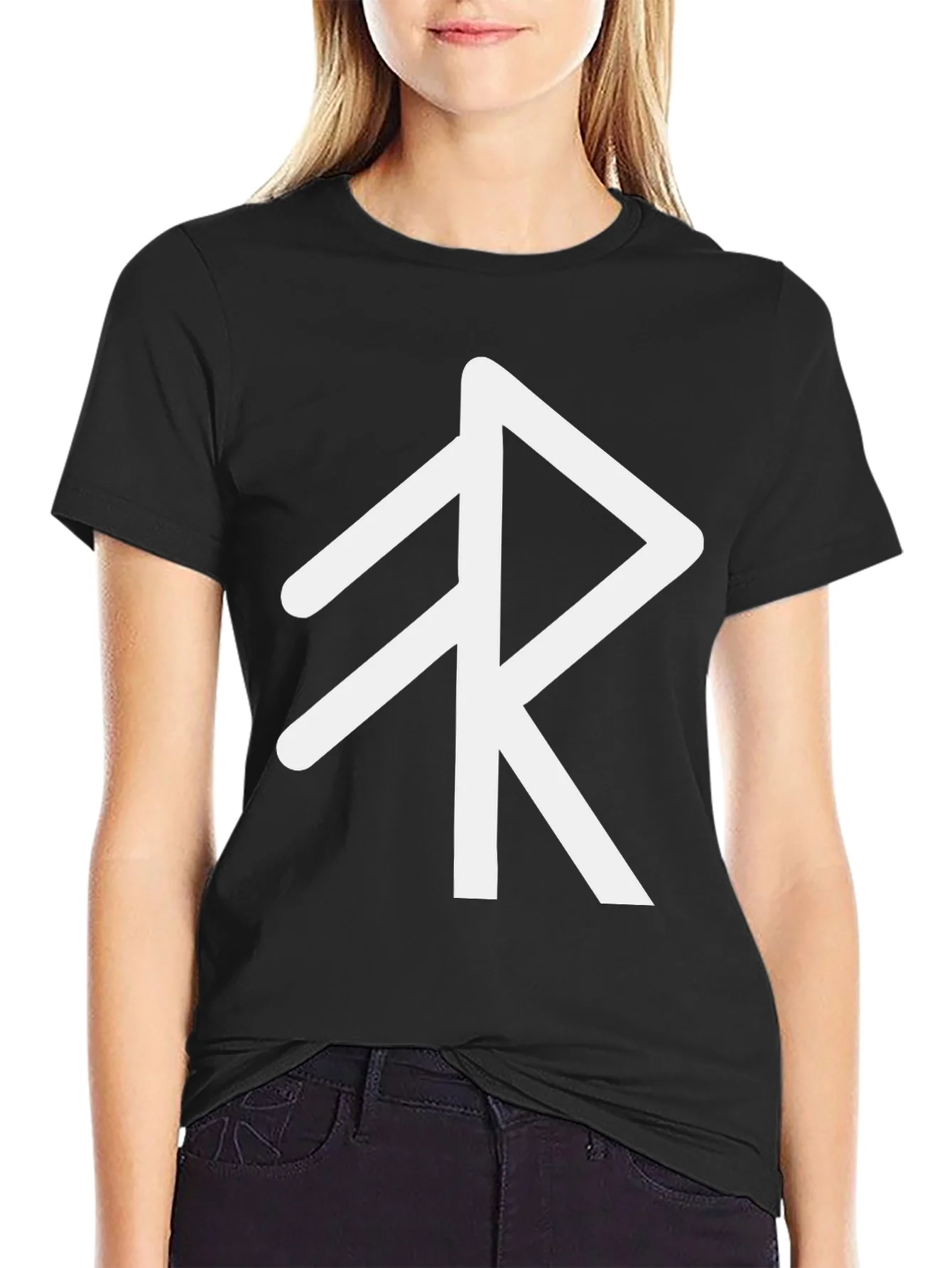 Runestone Viking Rune T-Shirt - Black