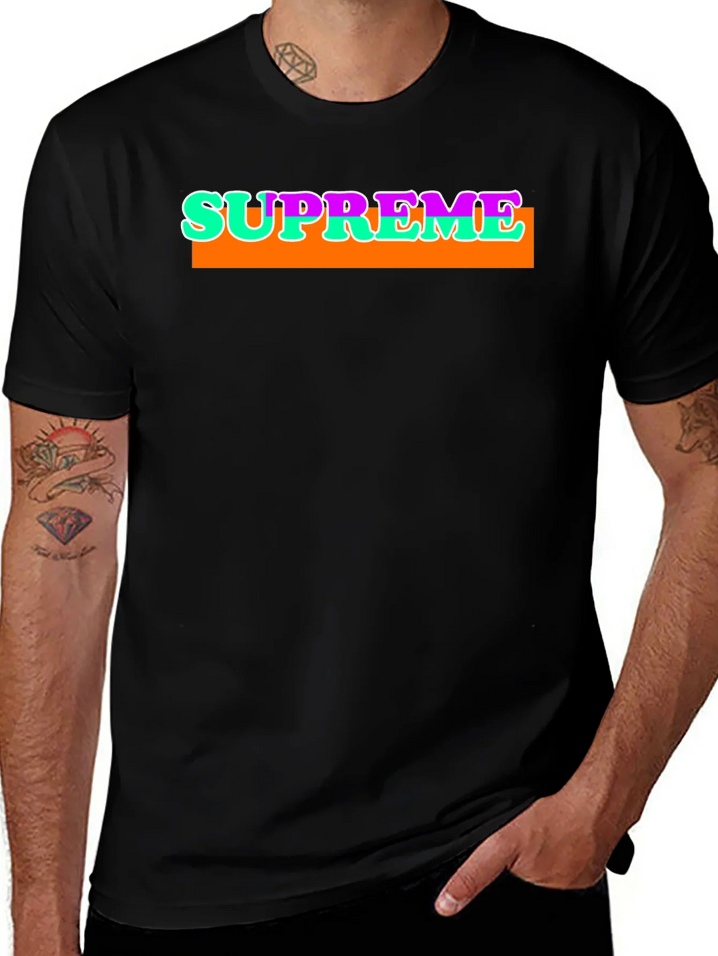 Supreme Graphic T-Shirt - Bold Streetwear Style