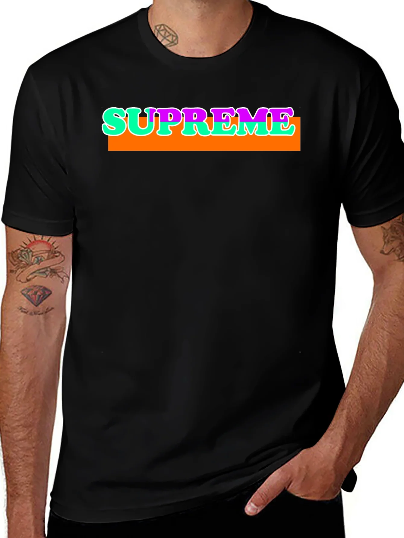 Supreme Graphic T-Shirt - Bold Streetwear Style