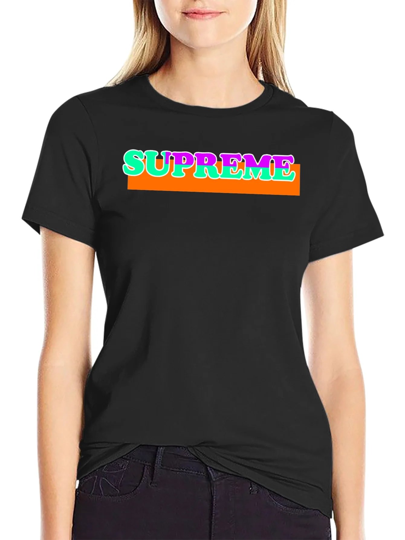 Supreme Graphic T-Shirt - Bold Streetwear Style