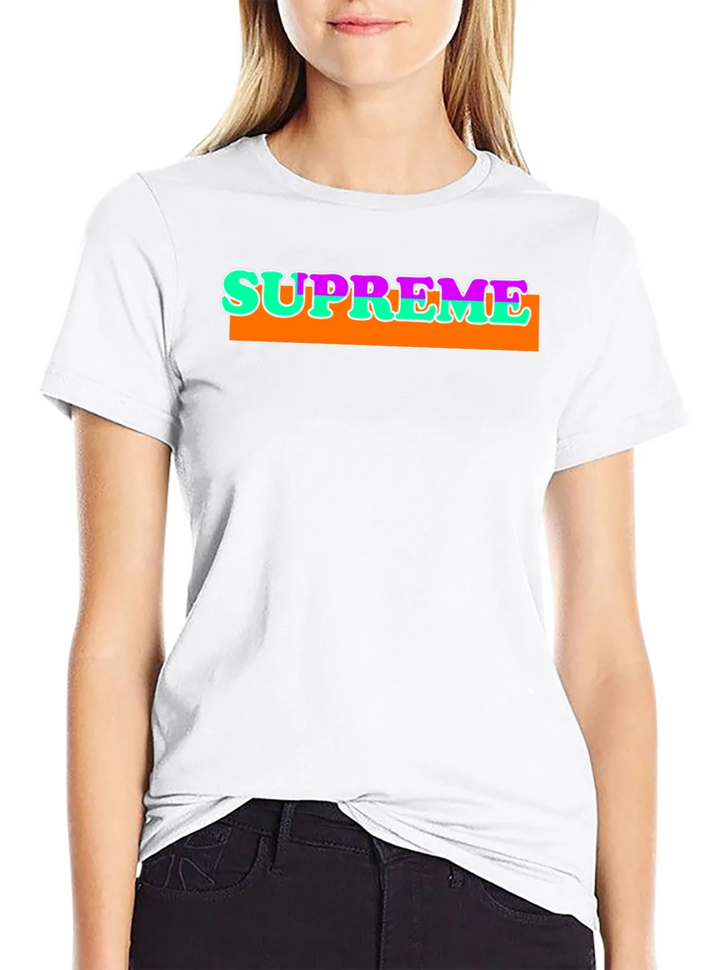 Supreme Graphic T-Shirt - Bold Streetwear Style
