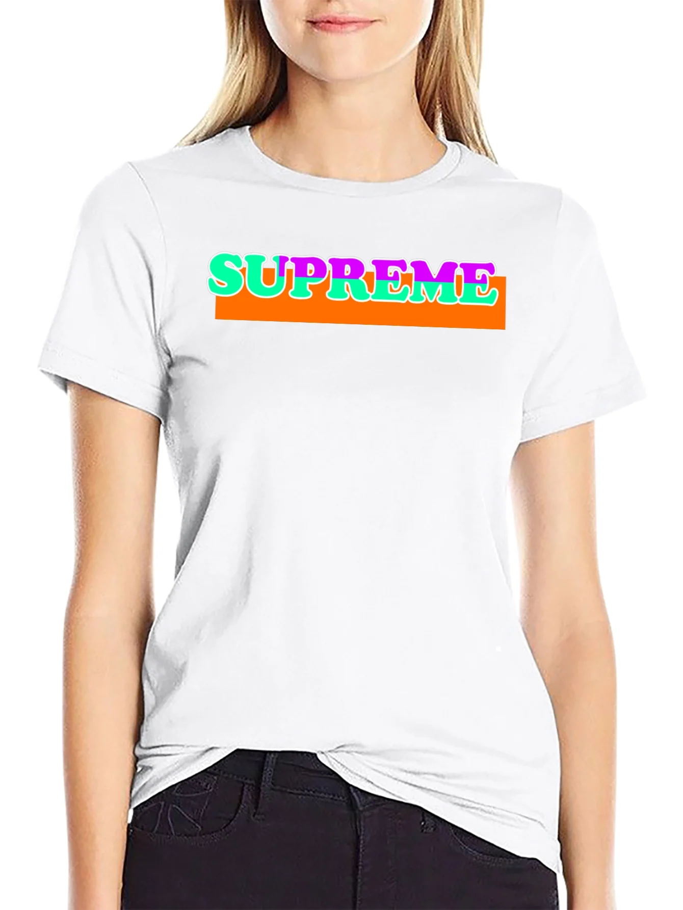 Supreme Graphic T-Shirt - Bold Streetwear Style