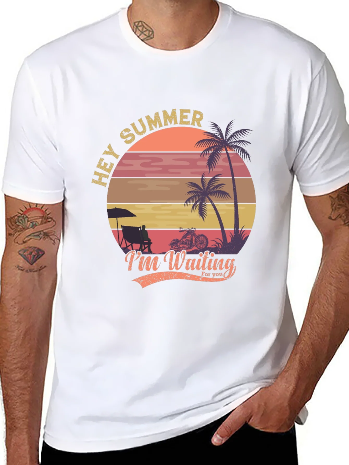 Hey Summer Tee - Beach Vibes T-Shirt