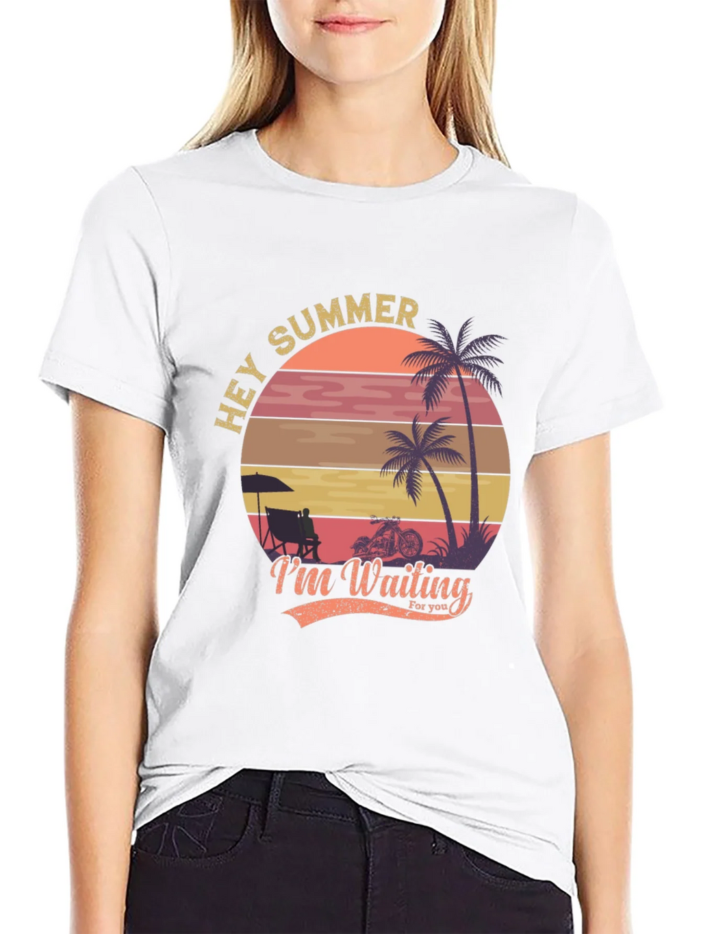 Hey Summer Tee - Beach Vibes T-Shirt