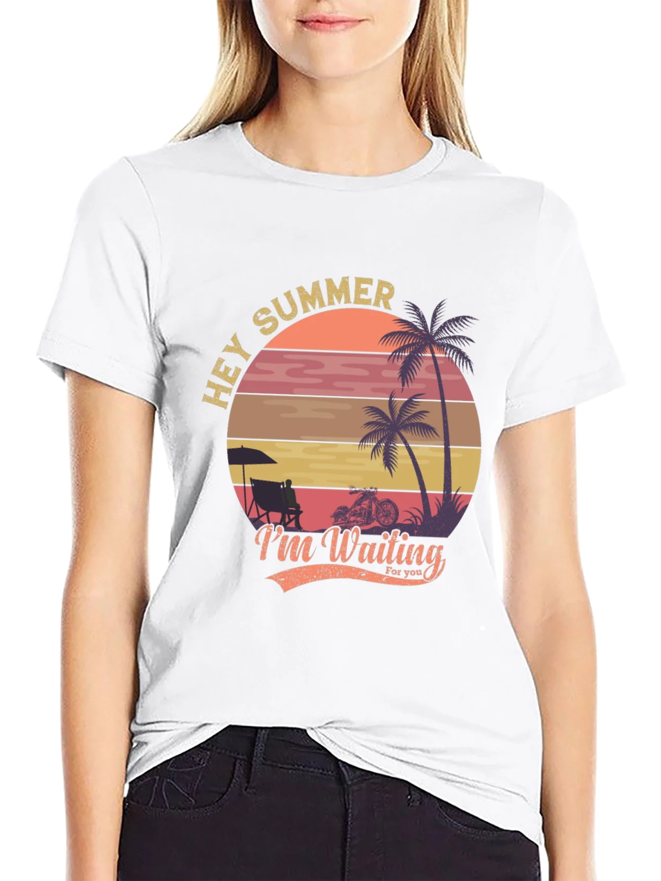 Hey Summer Tee - Beach Vibes T-Shirt
