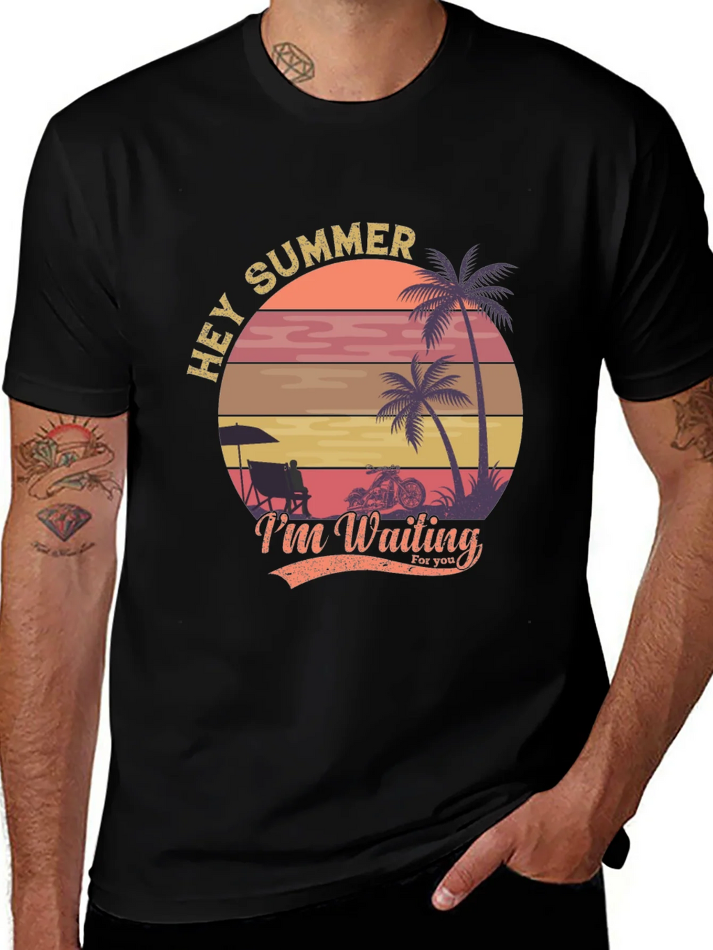 Hey Summer Tee - Beach Vibes T-Shirt