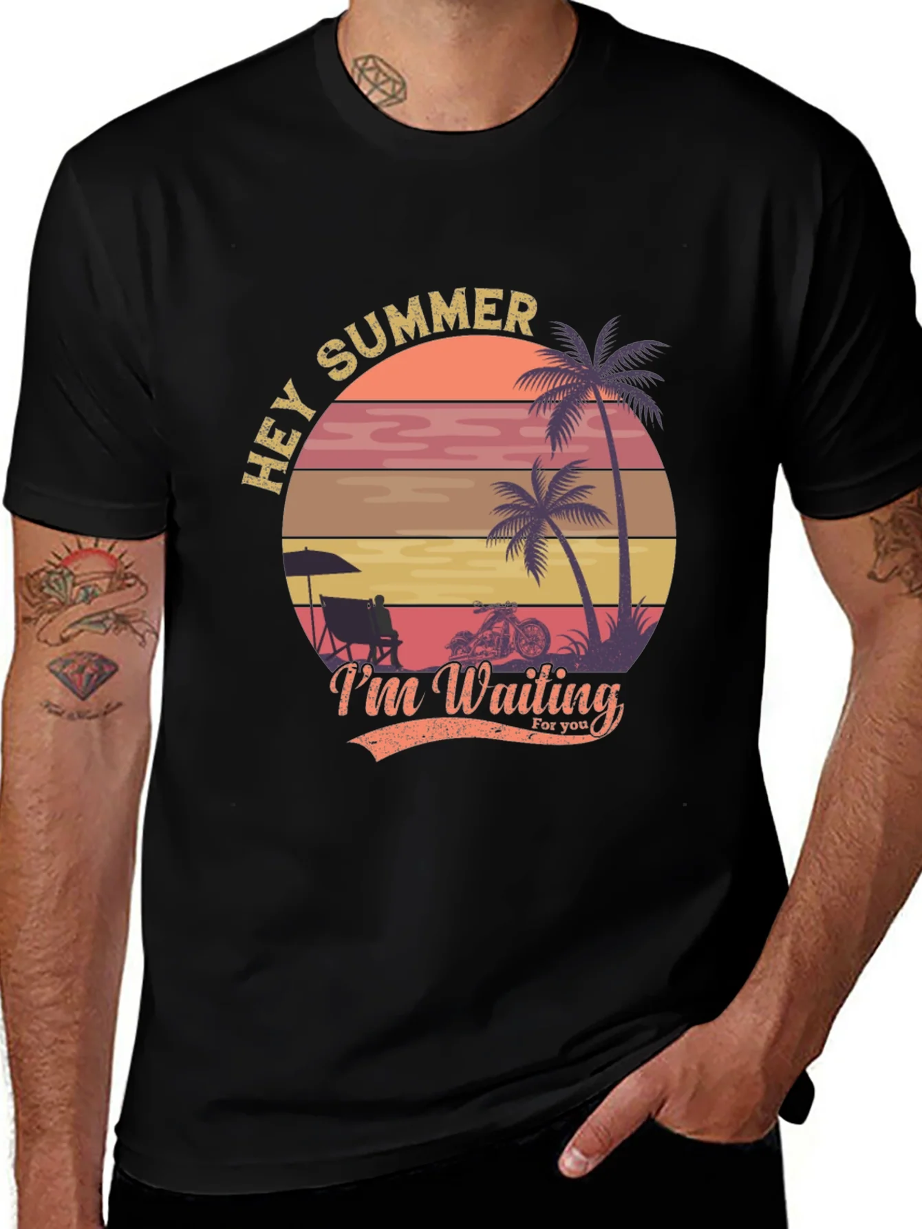 Hey Summer Tee - Beach Vibes T-Shirt