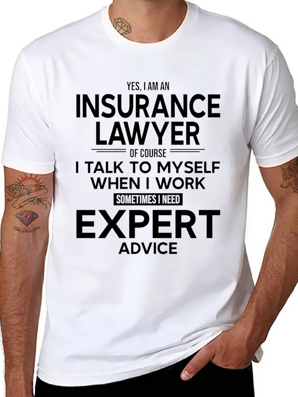 Insurance Lawyer Expert Advice T-Shirt