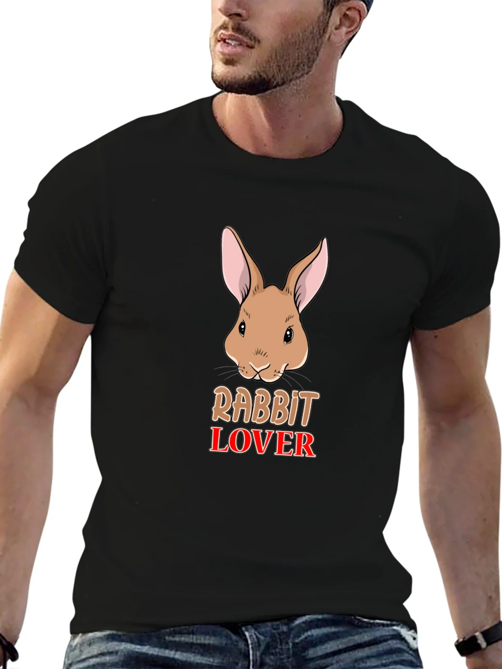 Rabbit Lover T-Shirt Cute Bunny Graphic Tee