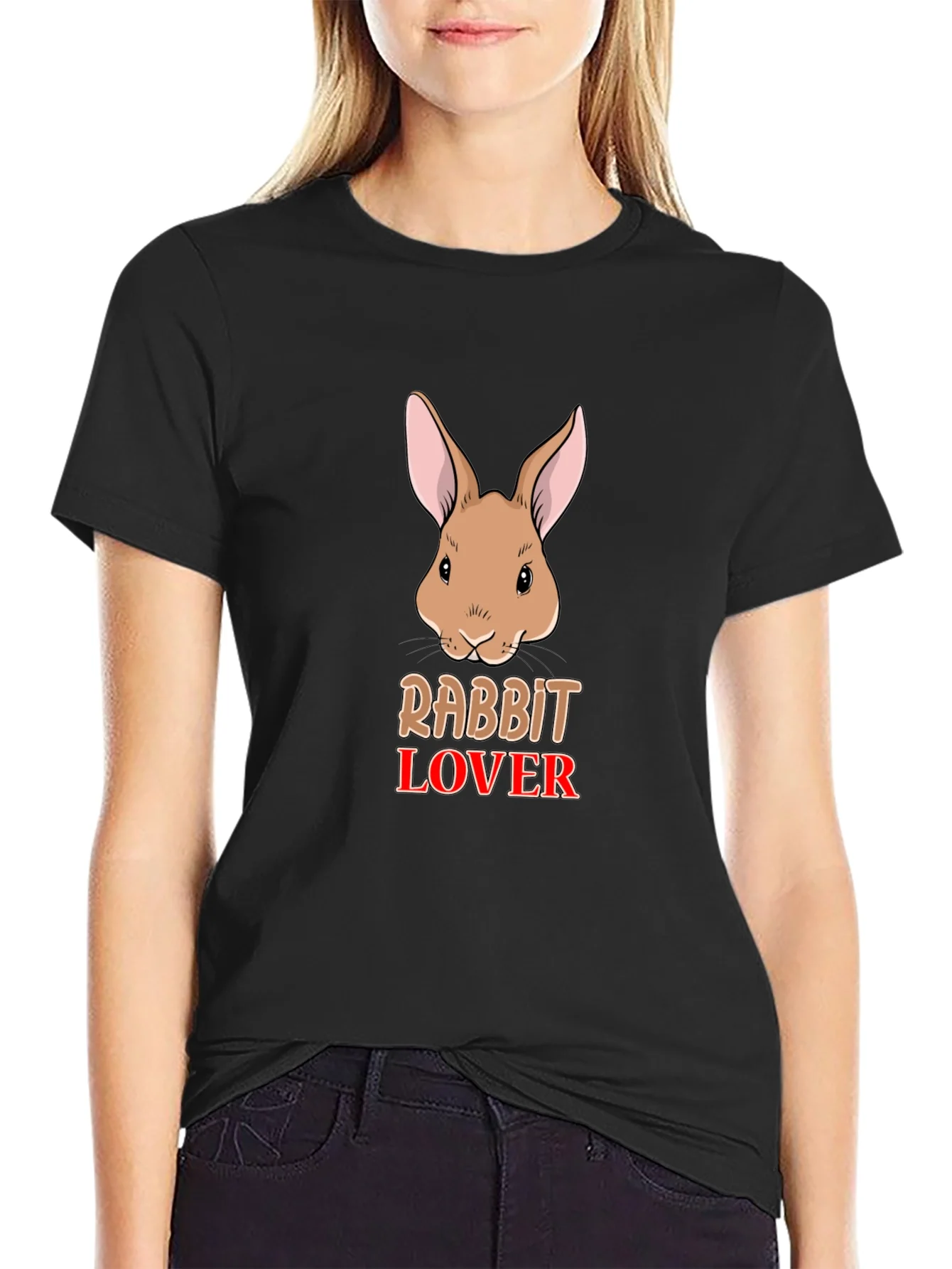 Rabbit Lover T-Shirt Cute Bunny Graphic Tee