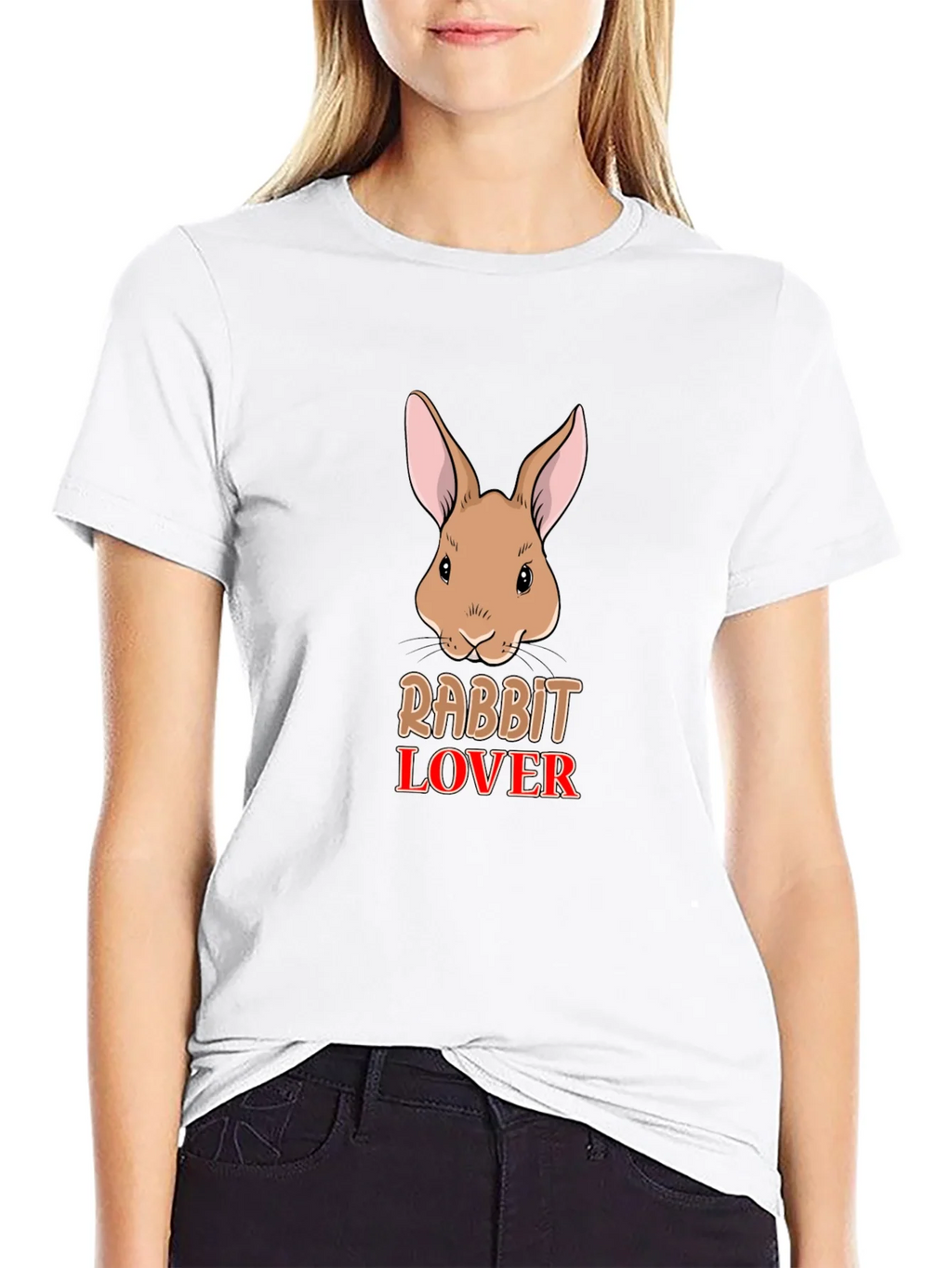 Rabbit Lover T-Shirt Cute Bunny Graphic Tee
