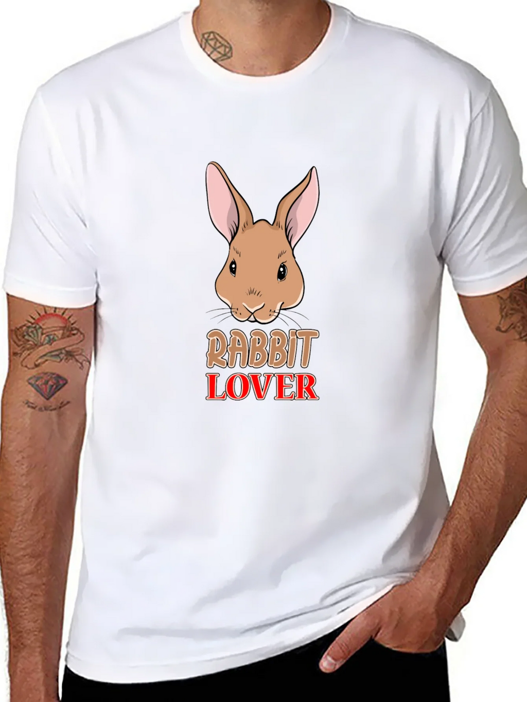 Rabbit Lover T-Shirt Cute Bunny Graphic Tee