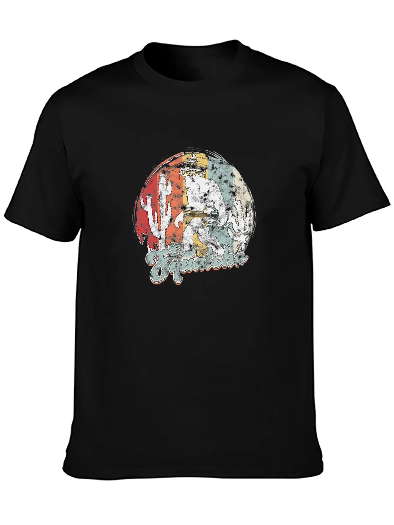 Retro Bigfoot Sasquatch T-Shirt - Desert Adventure