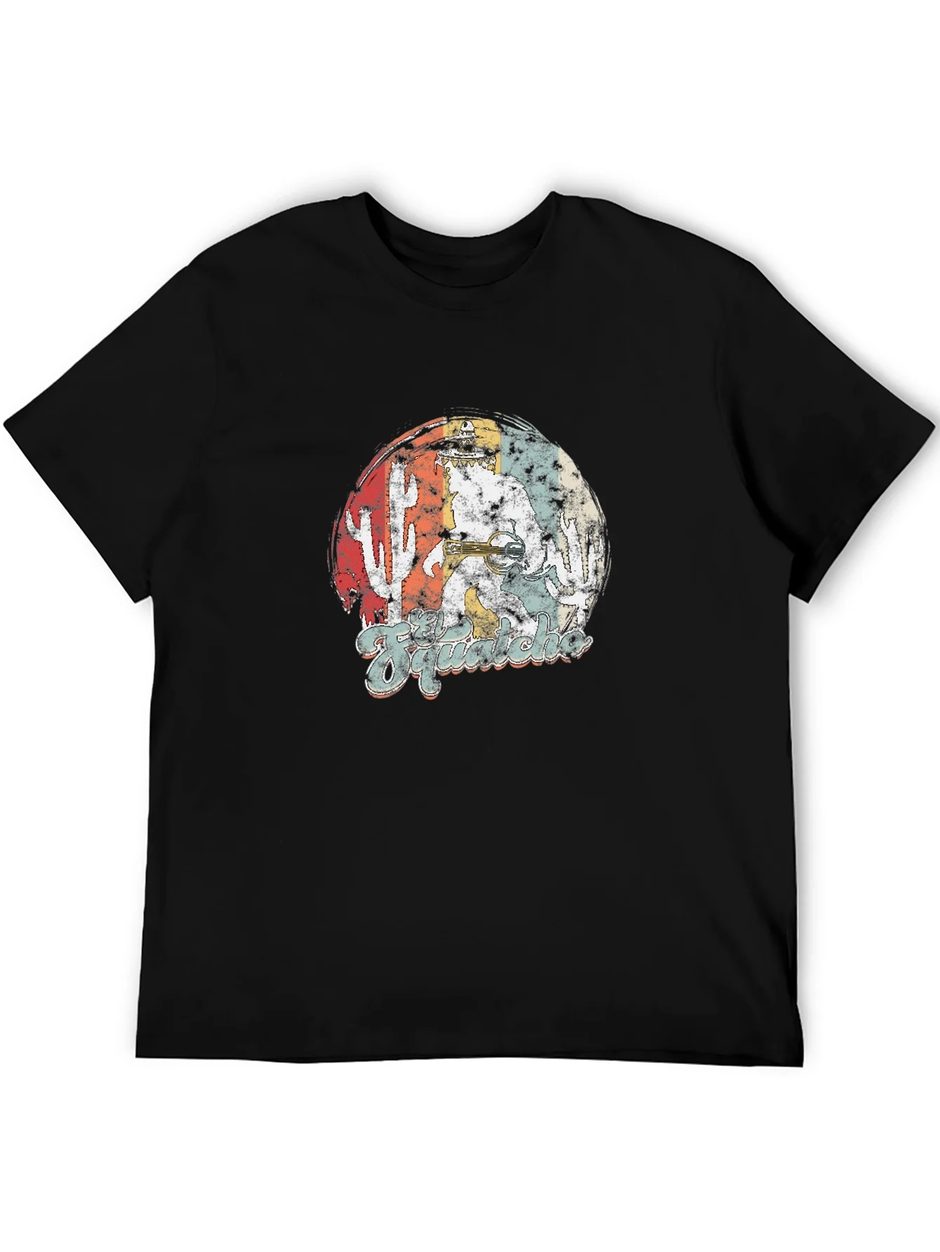 Retro Bigfoot Sasquatch T-Shirt - Desert Adventure