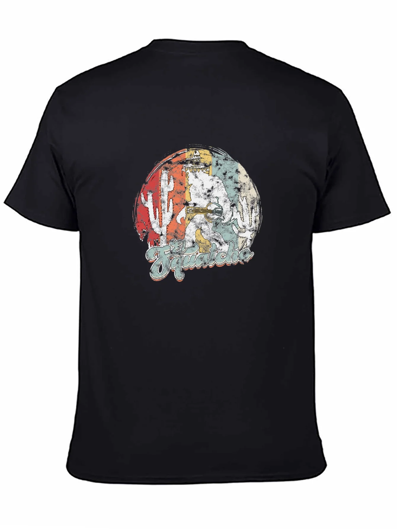 Retro Bigfoot Sasquatch T-Shirt - Desert Adventure