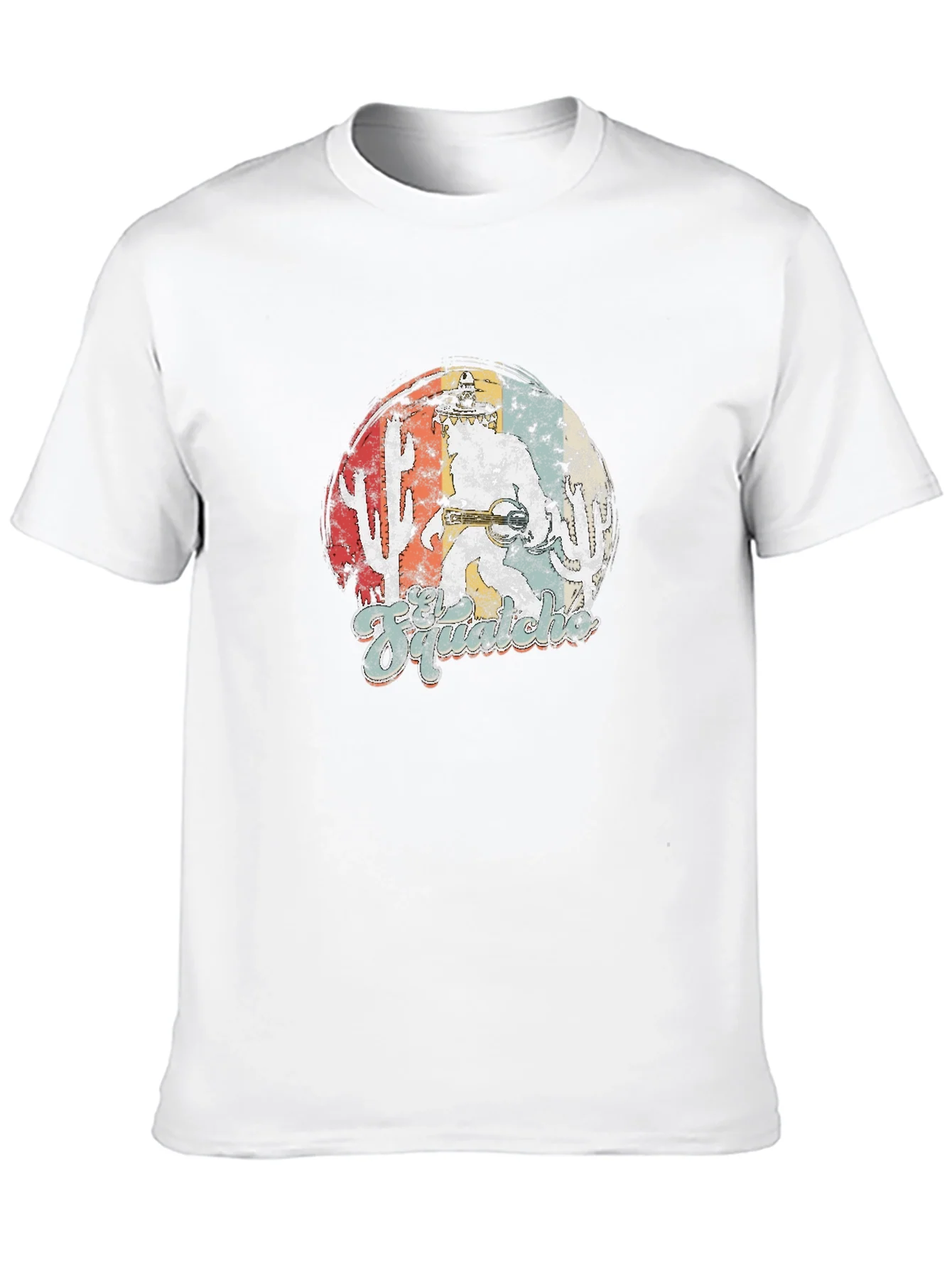 Retro Bigfoot Sasquatch T-Shirt - Desert Adventure