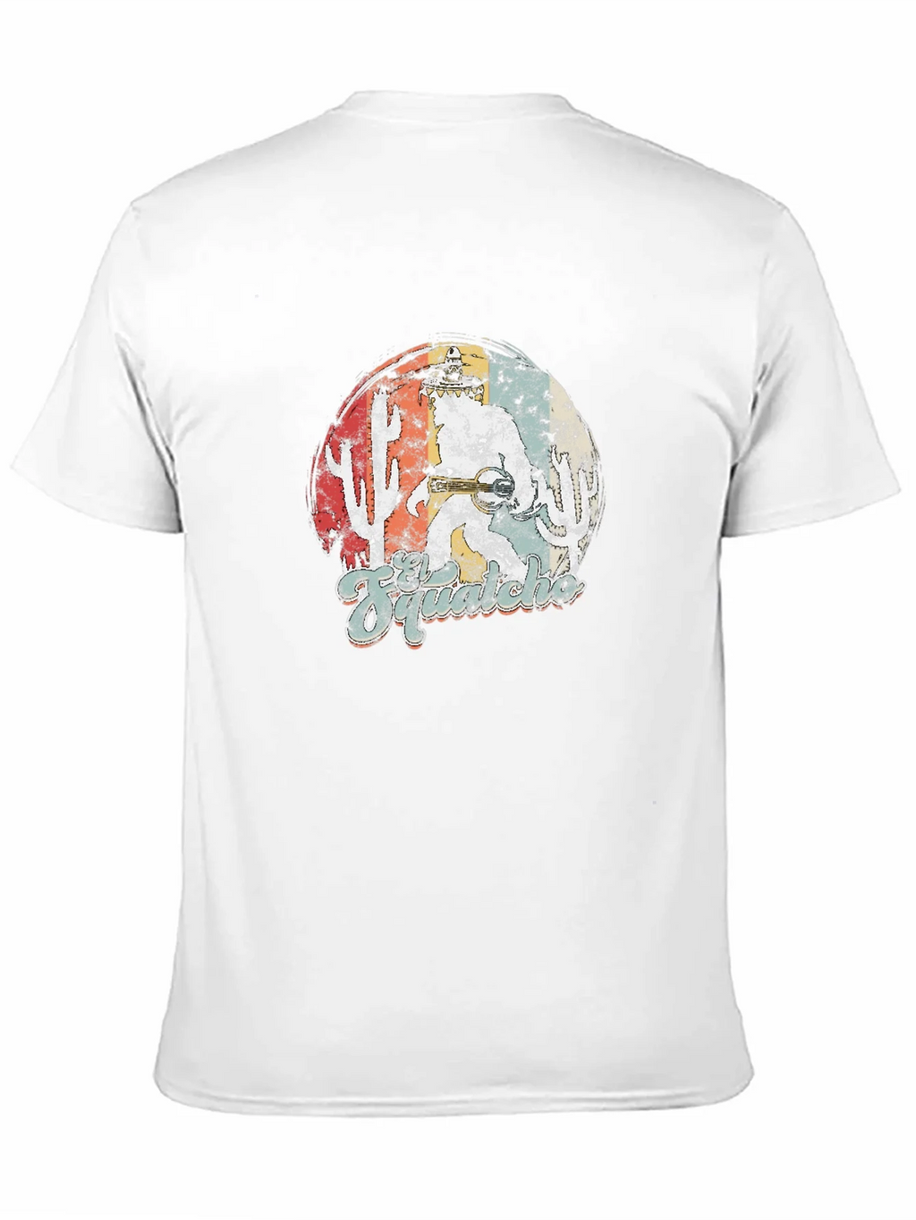 Retro Bigfoot Sasquatch T-Shirt - Desert Adventure