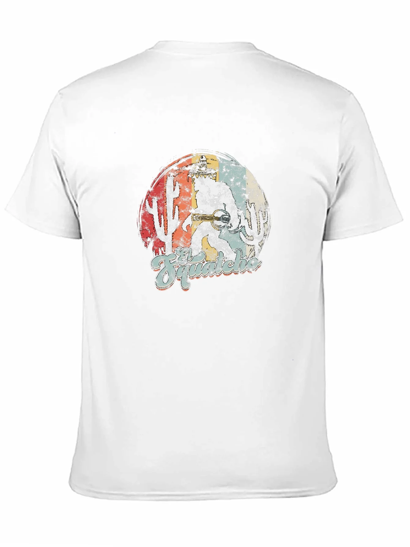 Retro Bigfoot Sasquatch T-Shirt - Desert Adventure