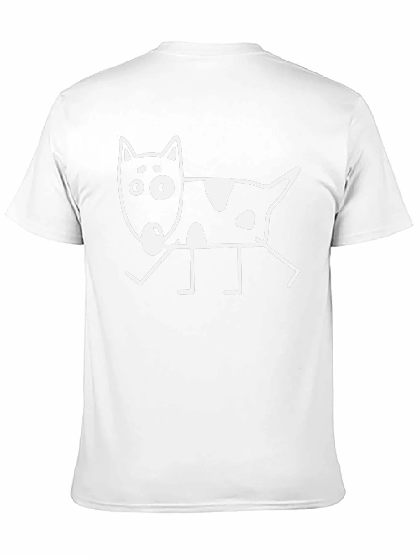 Funny Dog Graphic Black T-Shirt
