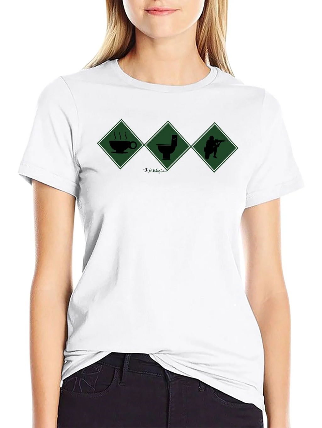 Coffee Toilet War T-Shirt - Military Humor Tee