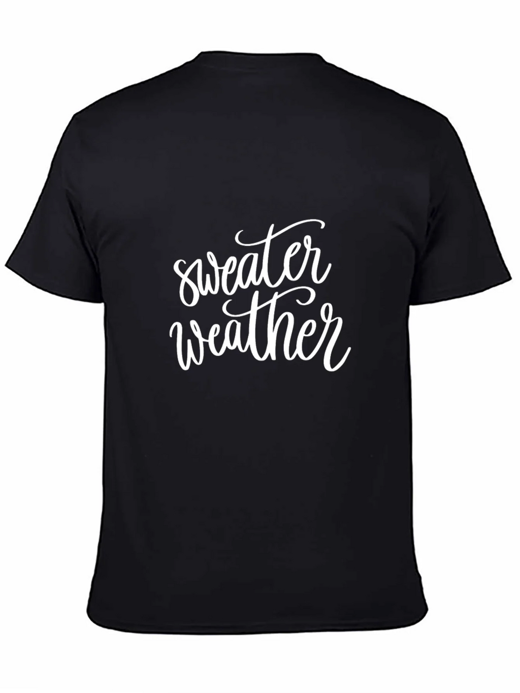 Sweater Weather Graphic Tee - Black