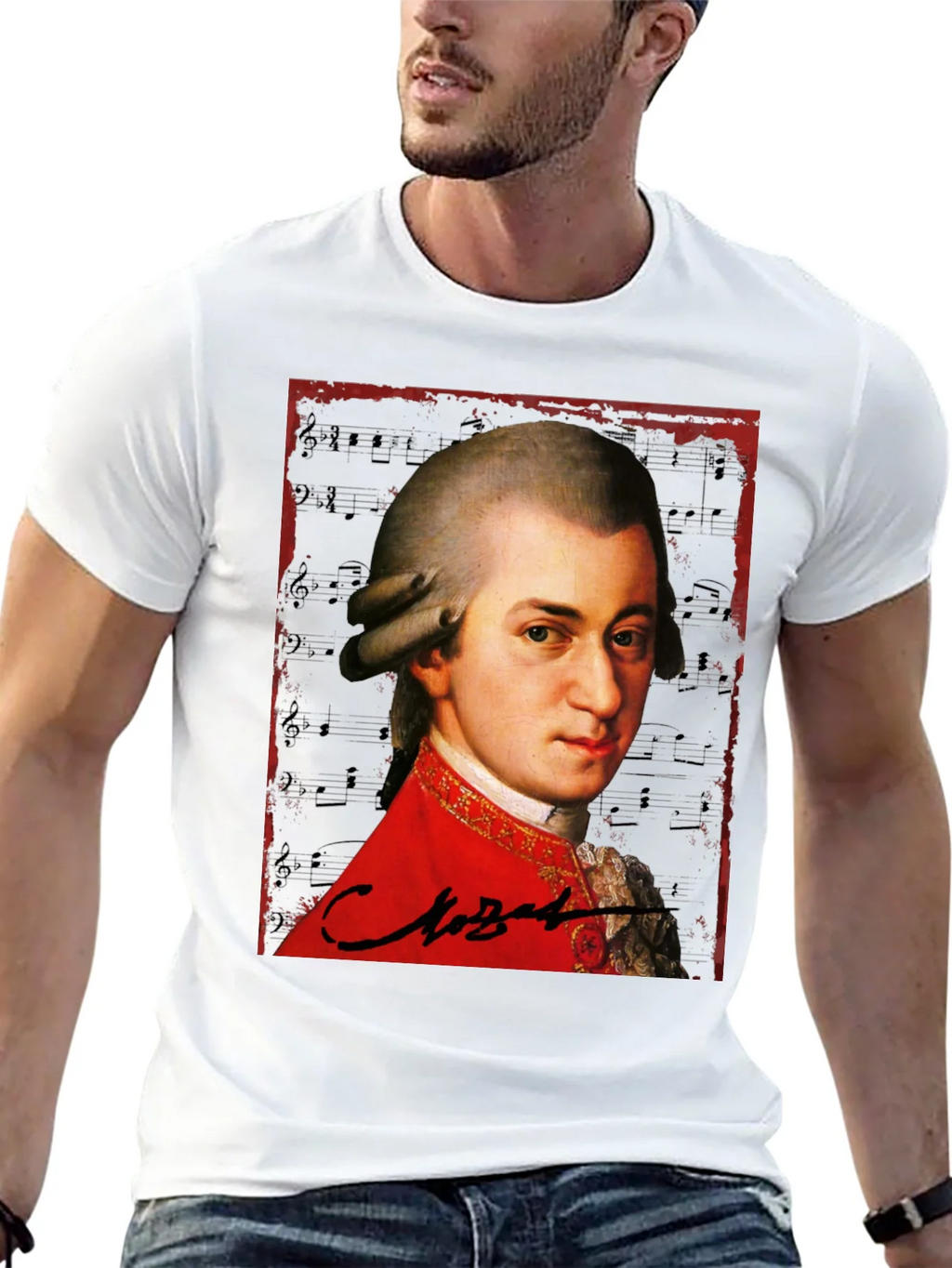 Mozart Graphic T-Shirt - Classical Music Tee