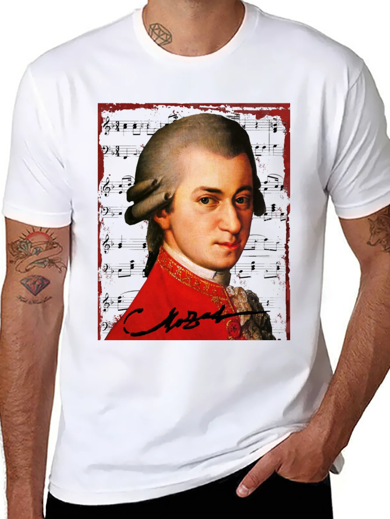 Mozart Graphic T-Shirt - Classical Music Tee
