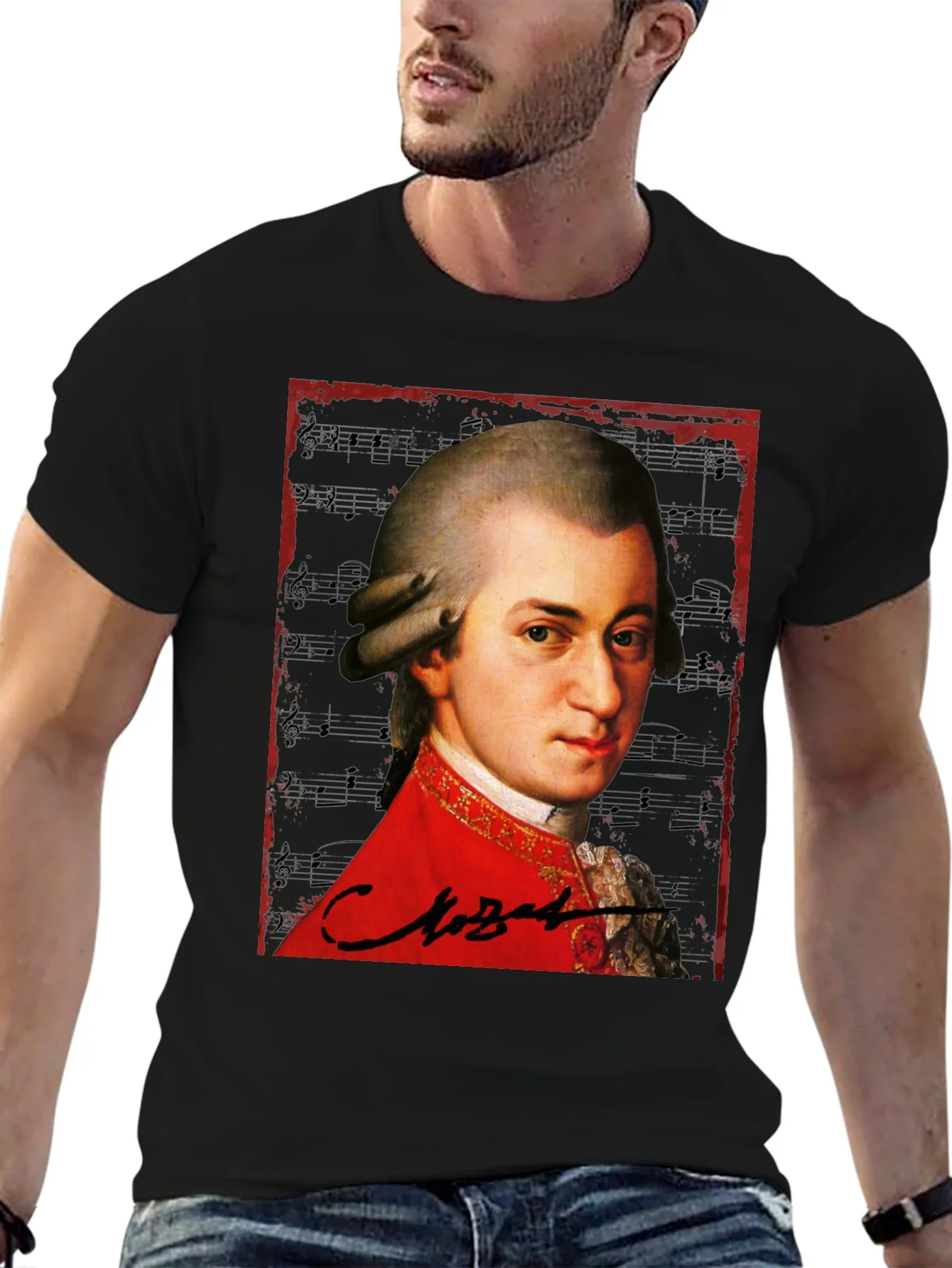 Mozart Graphic T-Shirt - Classical Music Tee
