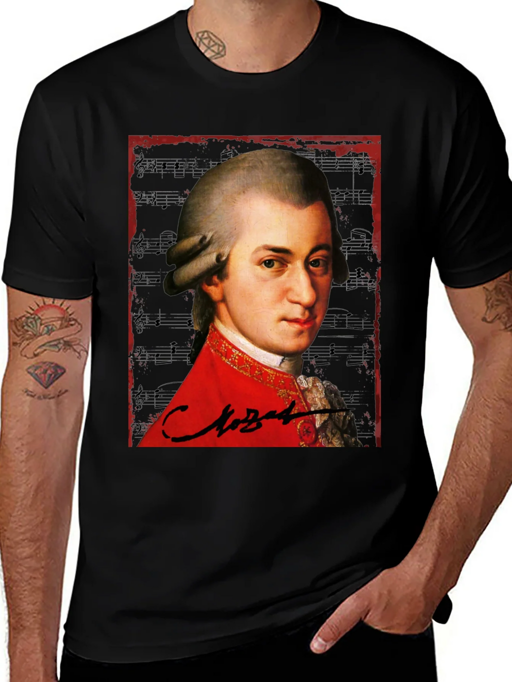 Mozart Graphic T-Shirt - Classical Music Tee