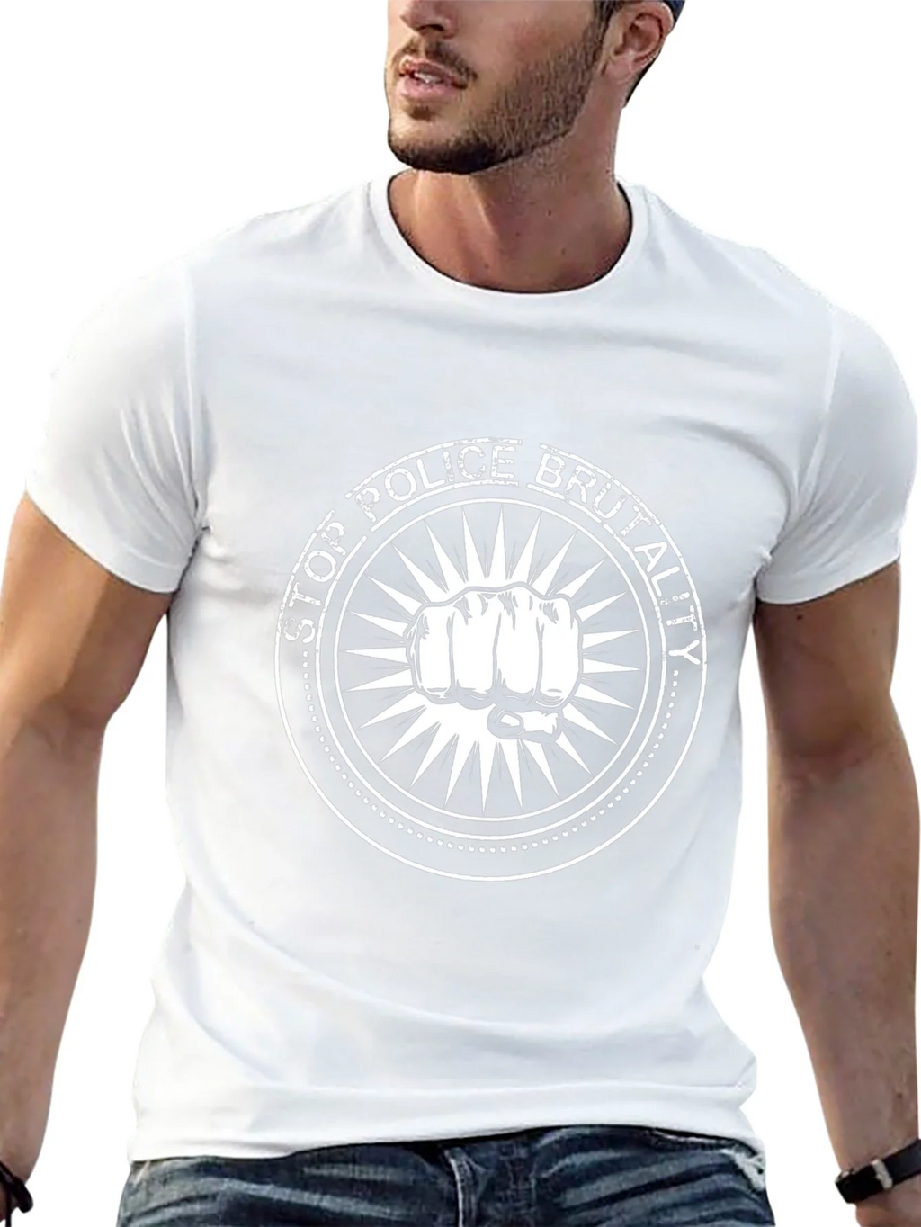Stop Police Brutality Graphic T-Shirt Activism Protest