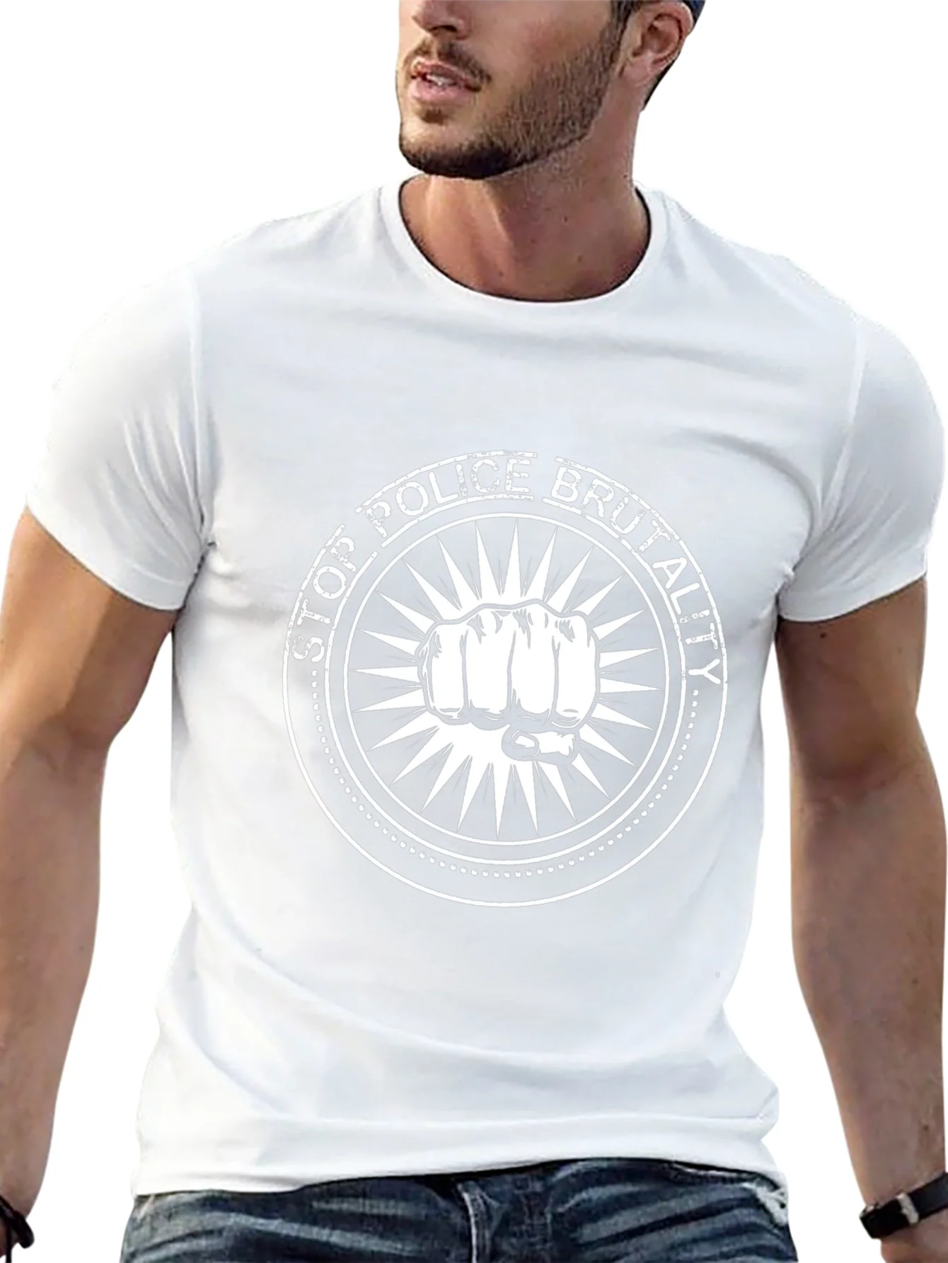 Stop Police Brutality Graphic T-Shirt Activism Protest