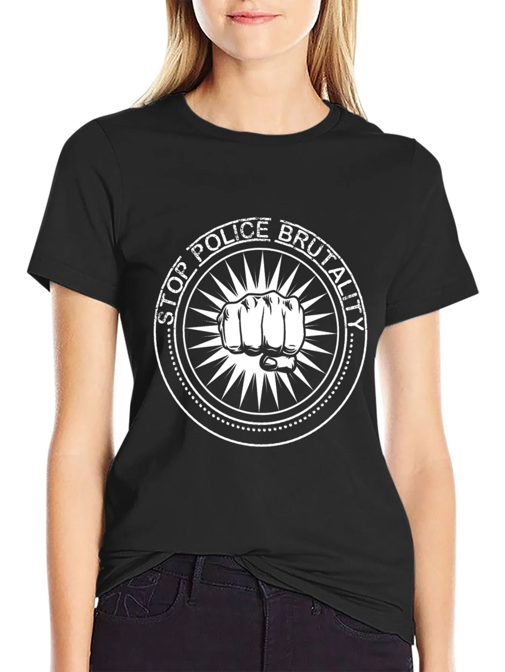 Stop Police Brutality Graphic T-Shirt Activism Protest