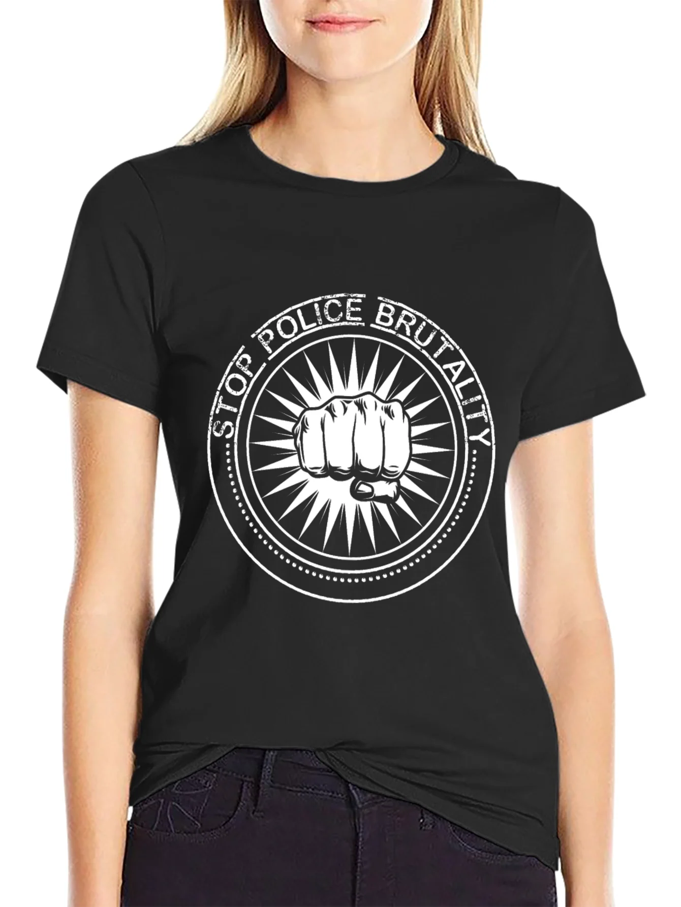 Stop Police Brutality Graphic T-Shirt Activism Protest