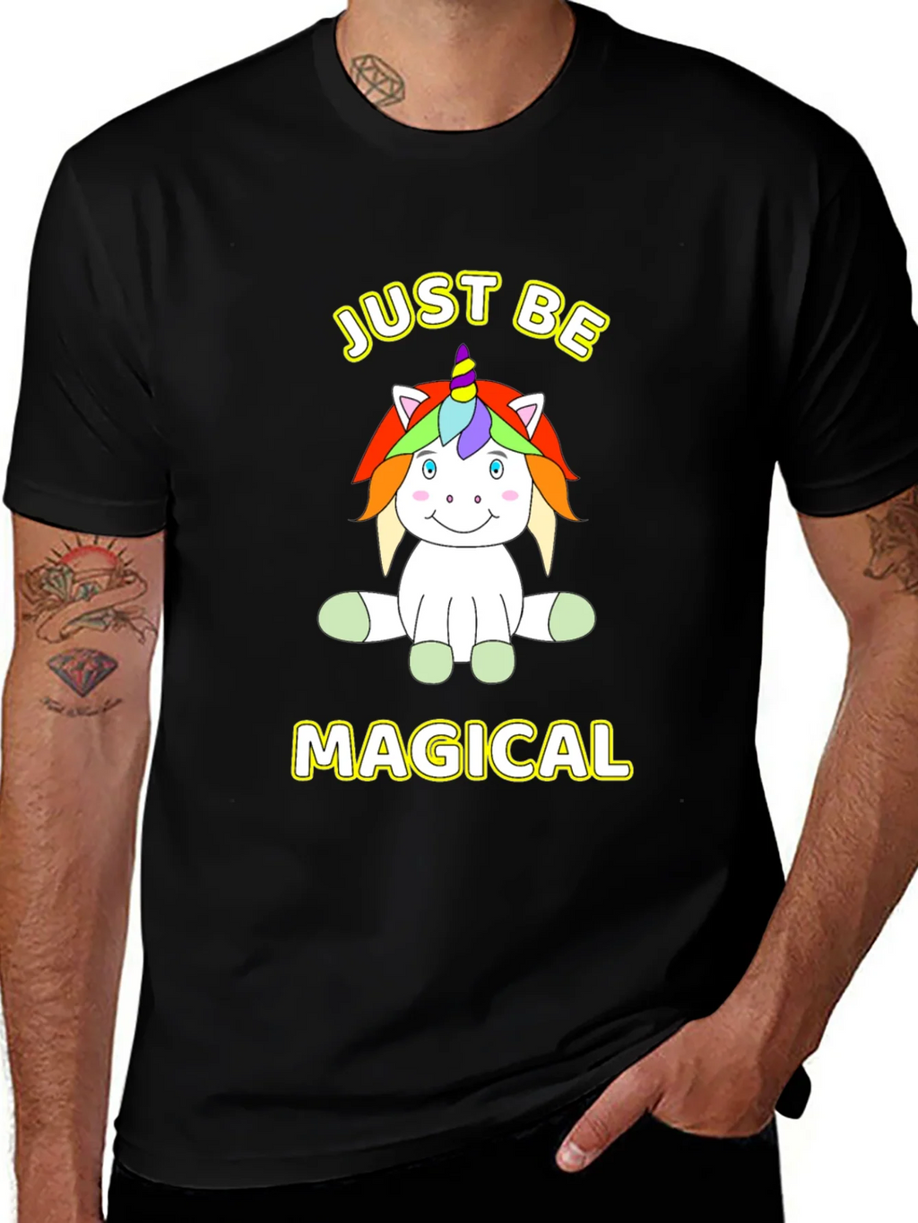 Just Be Magical Unicorn Graphic Tee