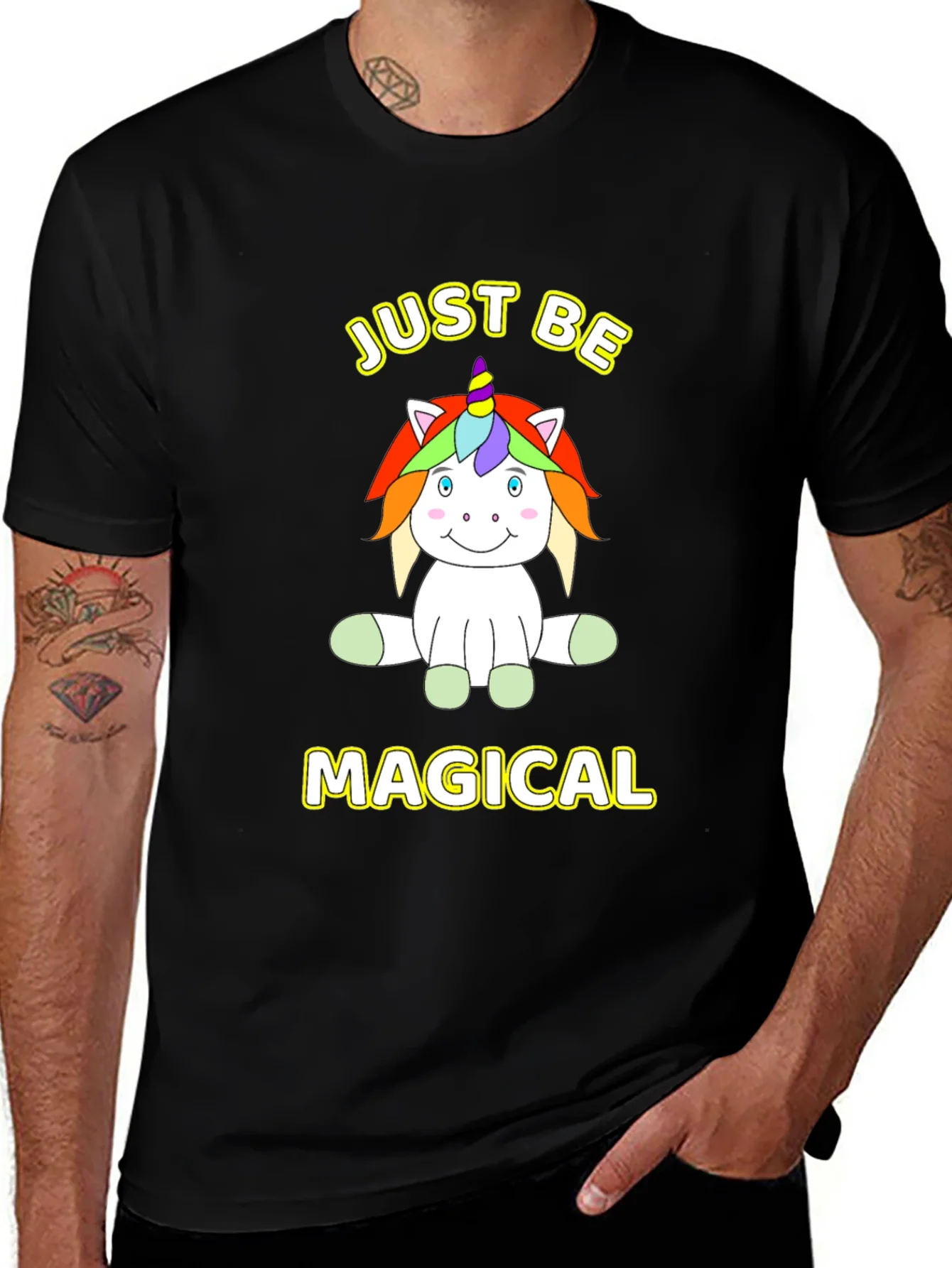 Just Be Magical Unicorn Graphic Tee