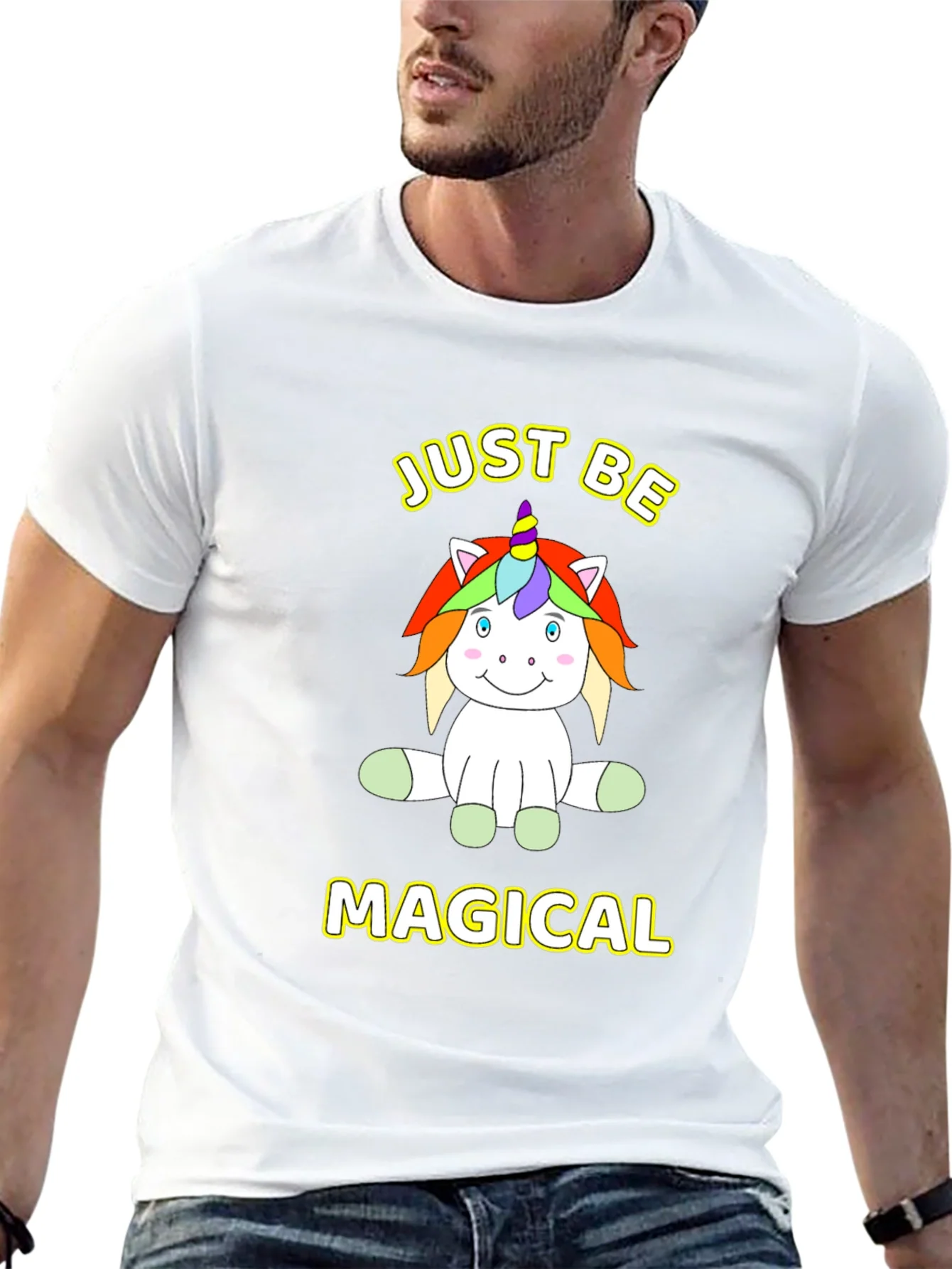 Just Be Magical Unicorn Graphic Tee