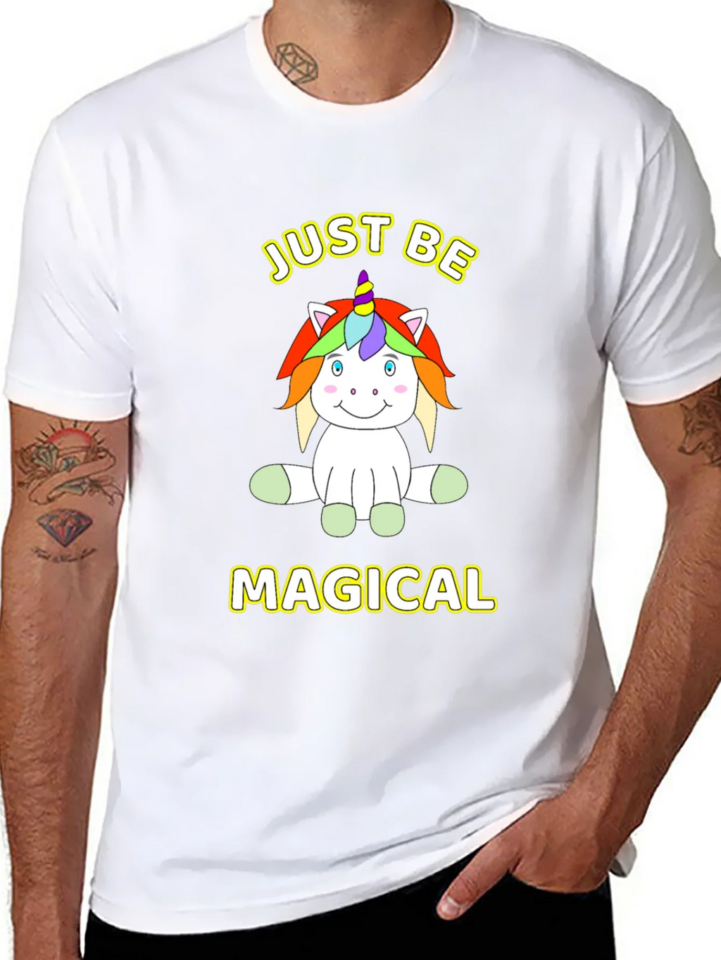 Just Be Magical Unicorn Graphic Tee