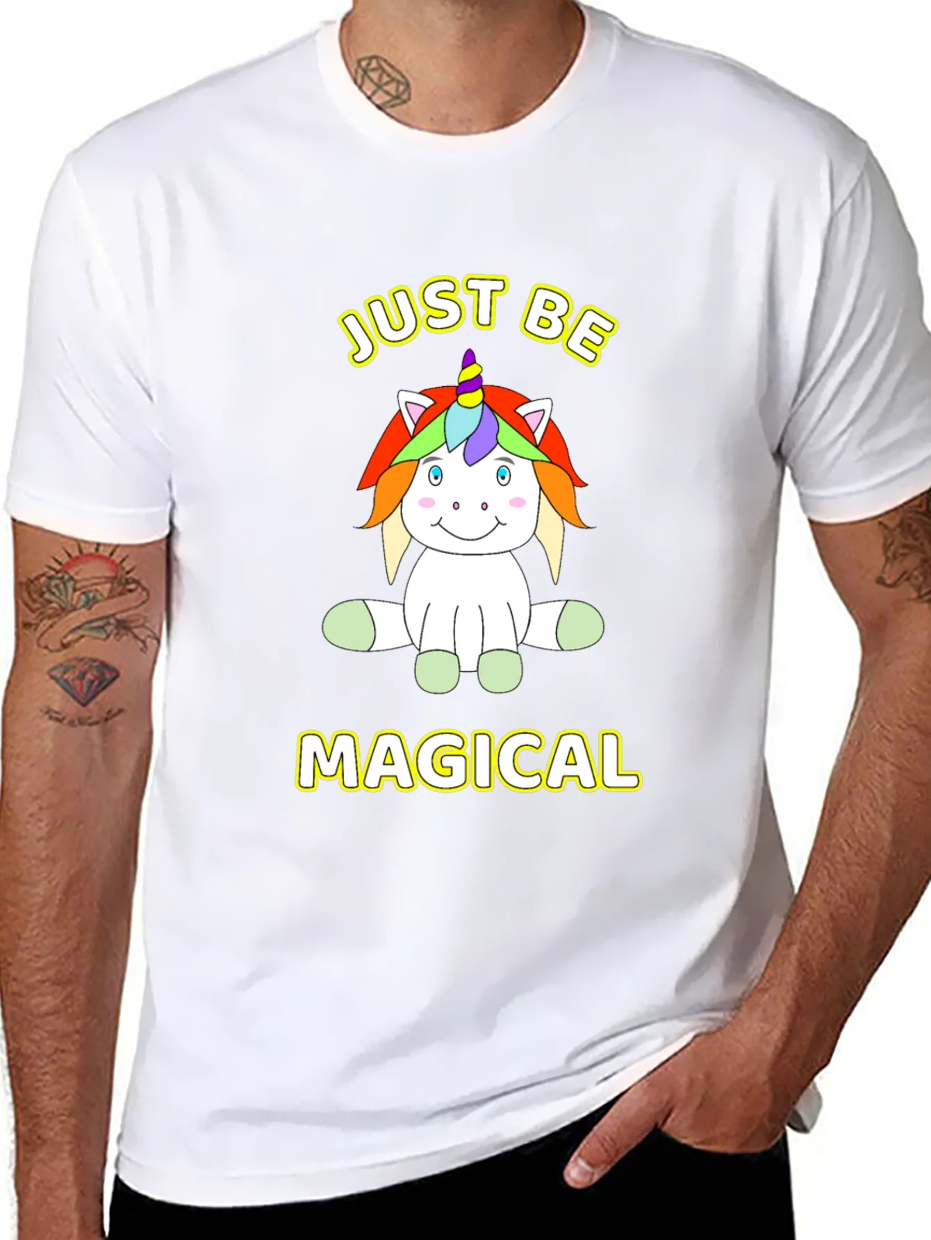 Just Be Magical Unicorn Graphic Tee
