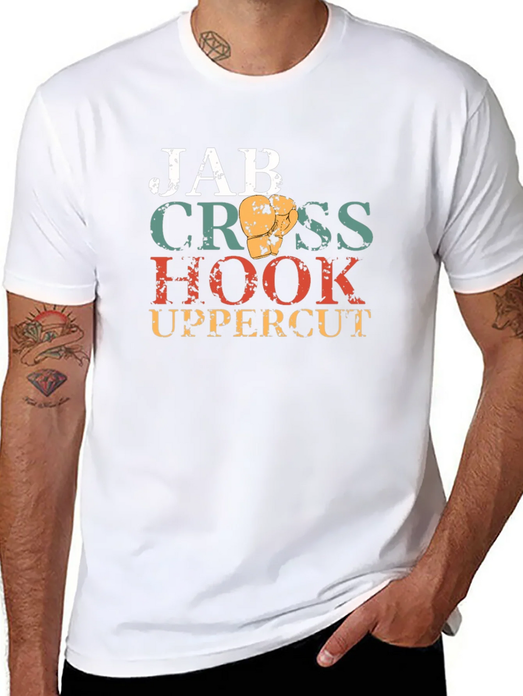 Jab Cross Hook Uppercut Boxing T-Shirt