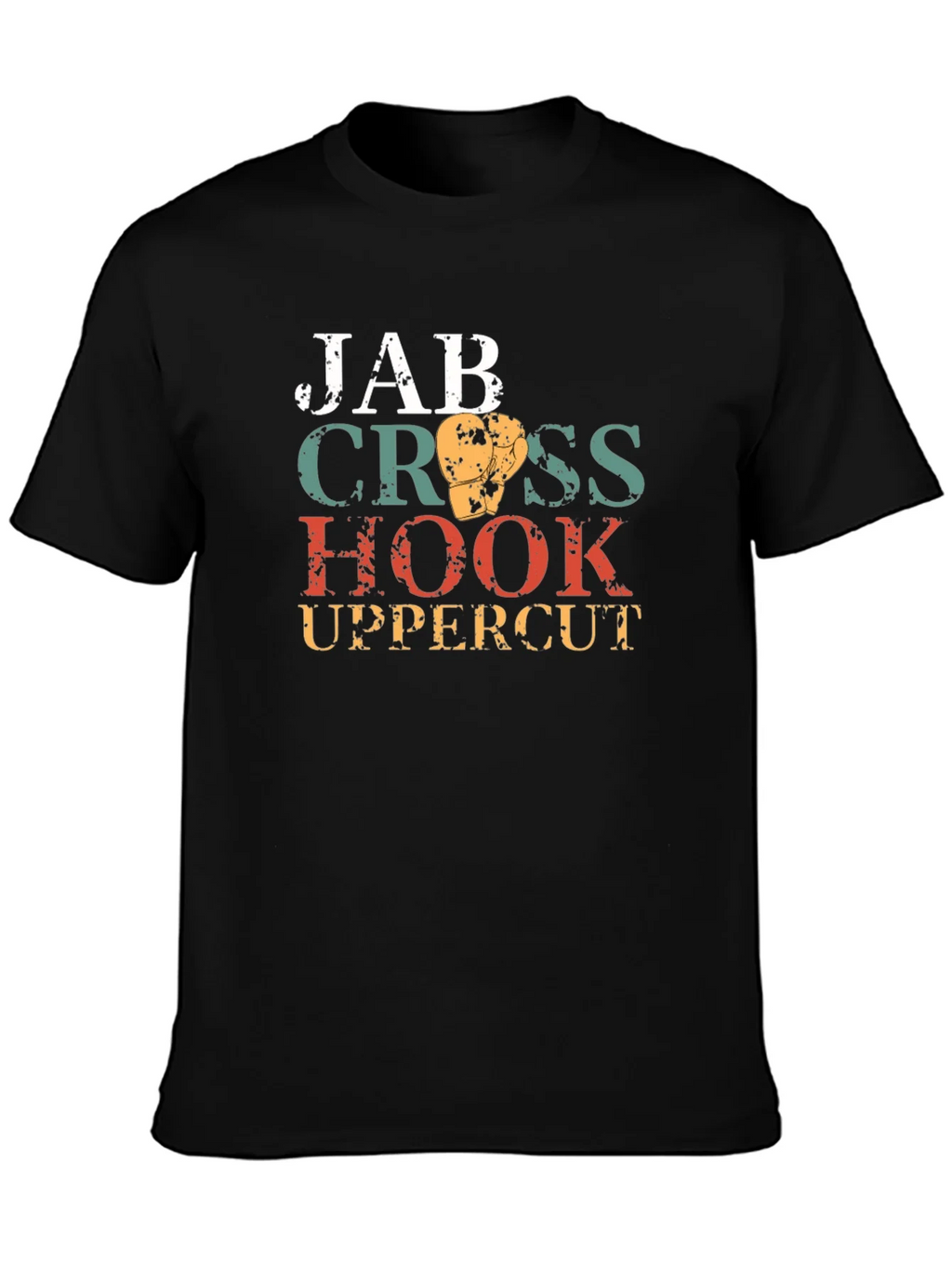 Jab Cross Hook Uppercut Boxing T-Shirt