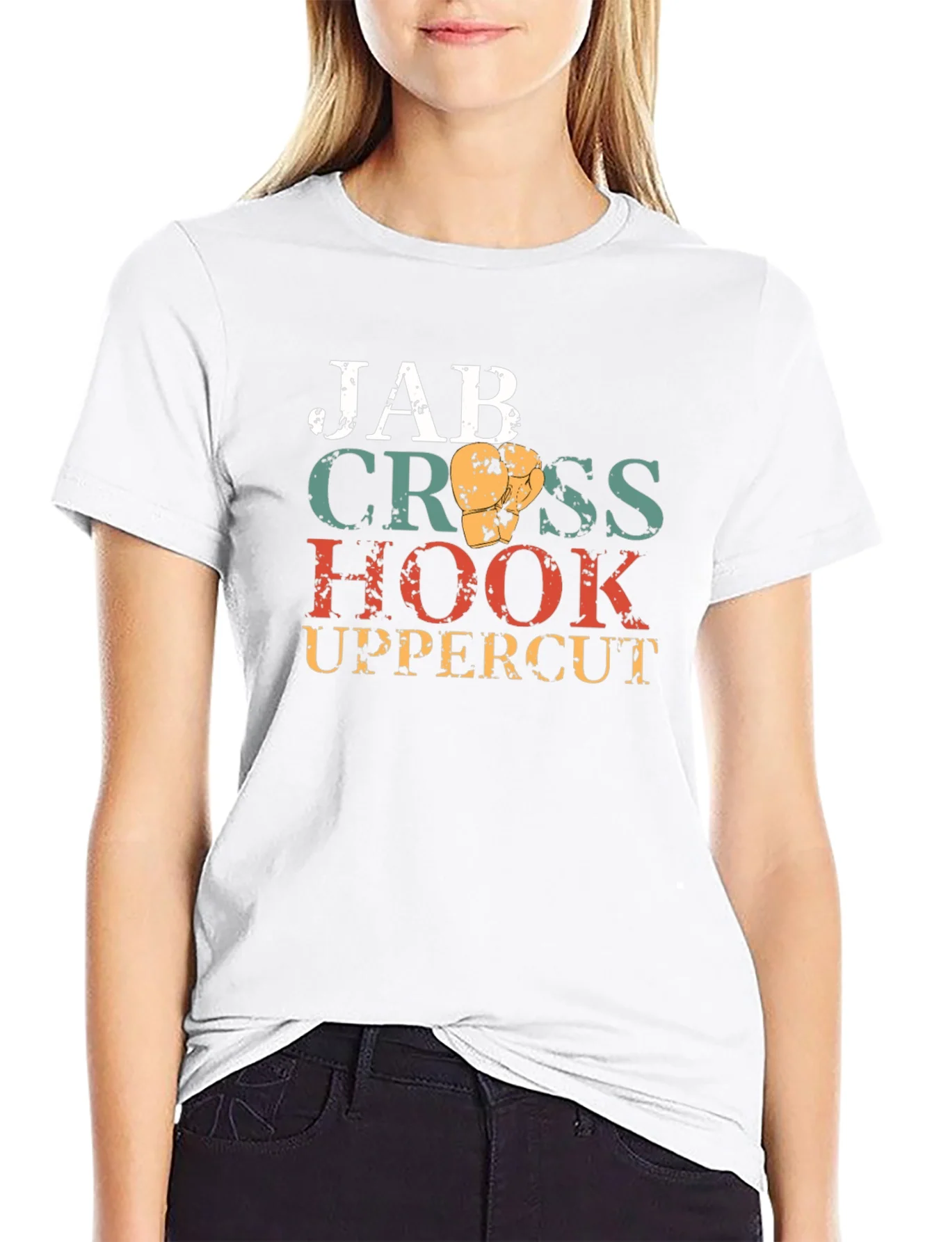 Jab Cross Hook Uppercut Boxing T-Shirt